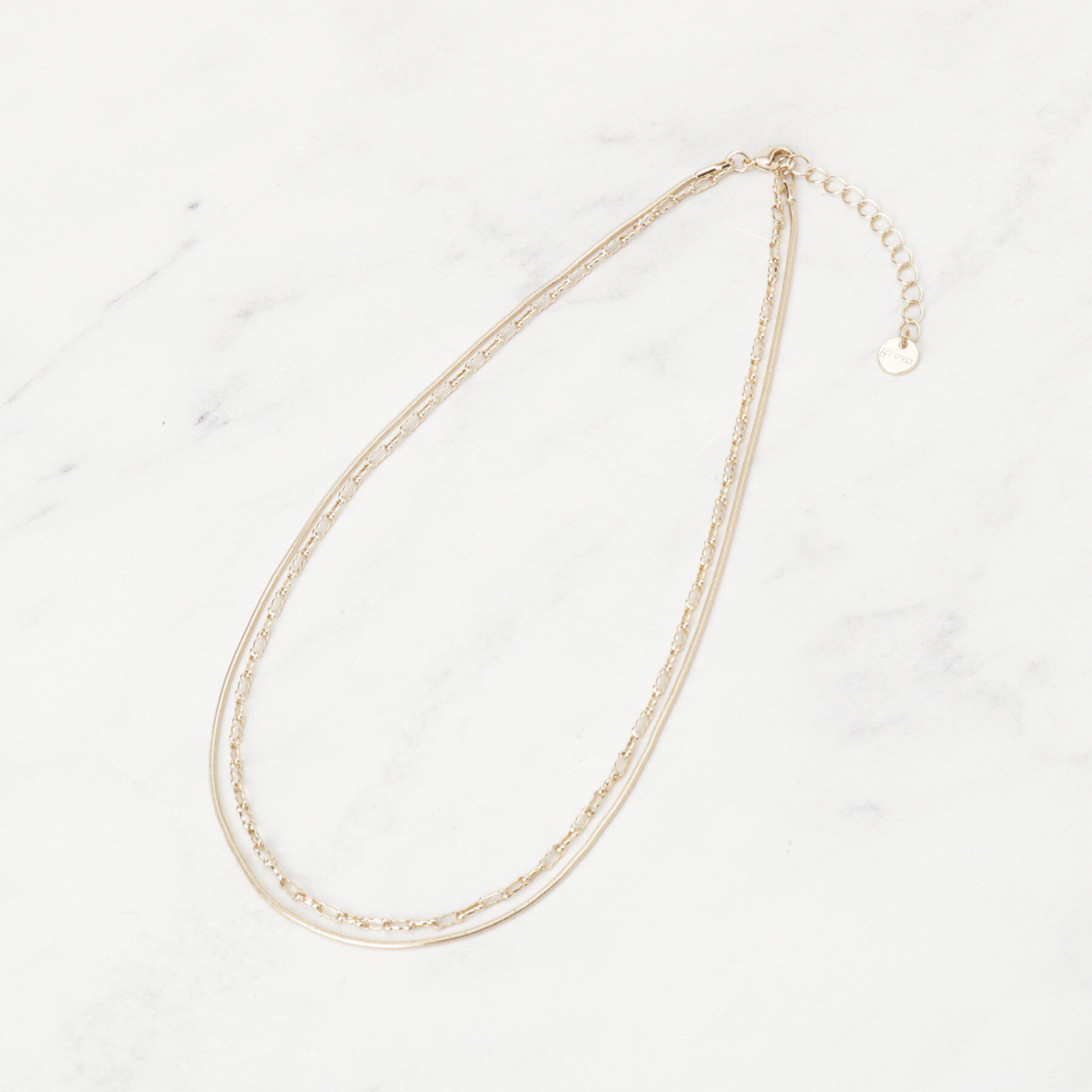 grove「デザインチェーン2連ネックレス」|ネックレス|