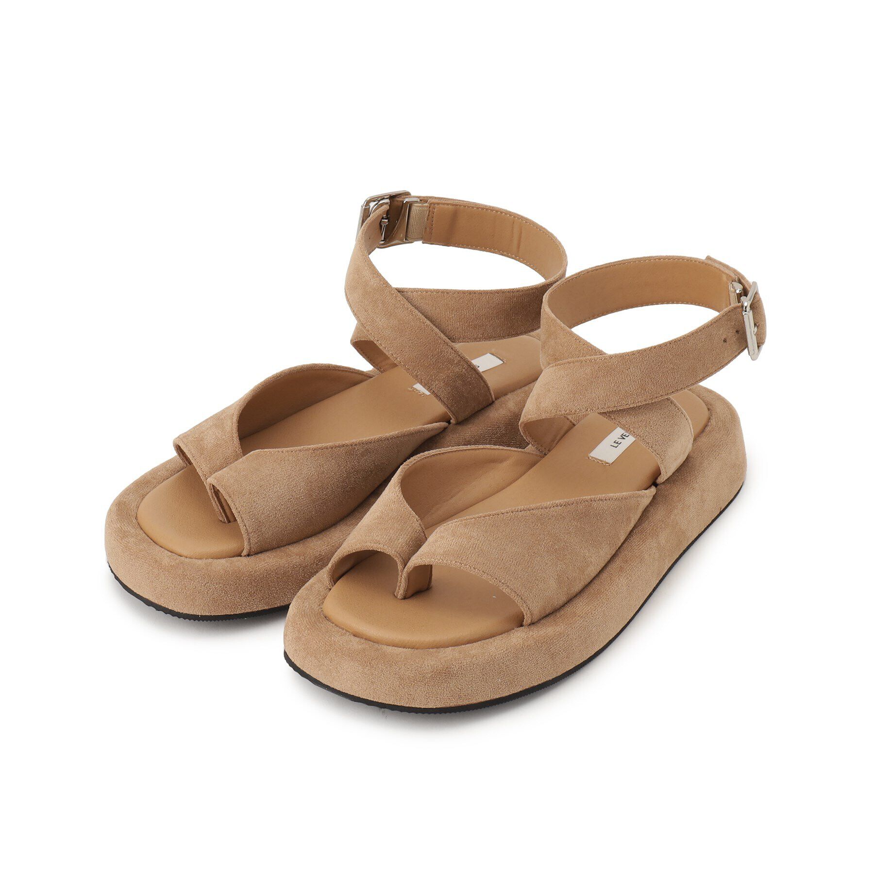 GALLEST「【LE VERNIS(ル・ベルニ)】ワイドベルトサンダル」|サンダル|サンドベージュ(05