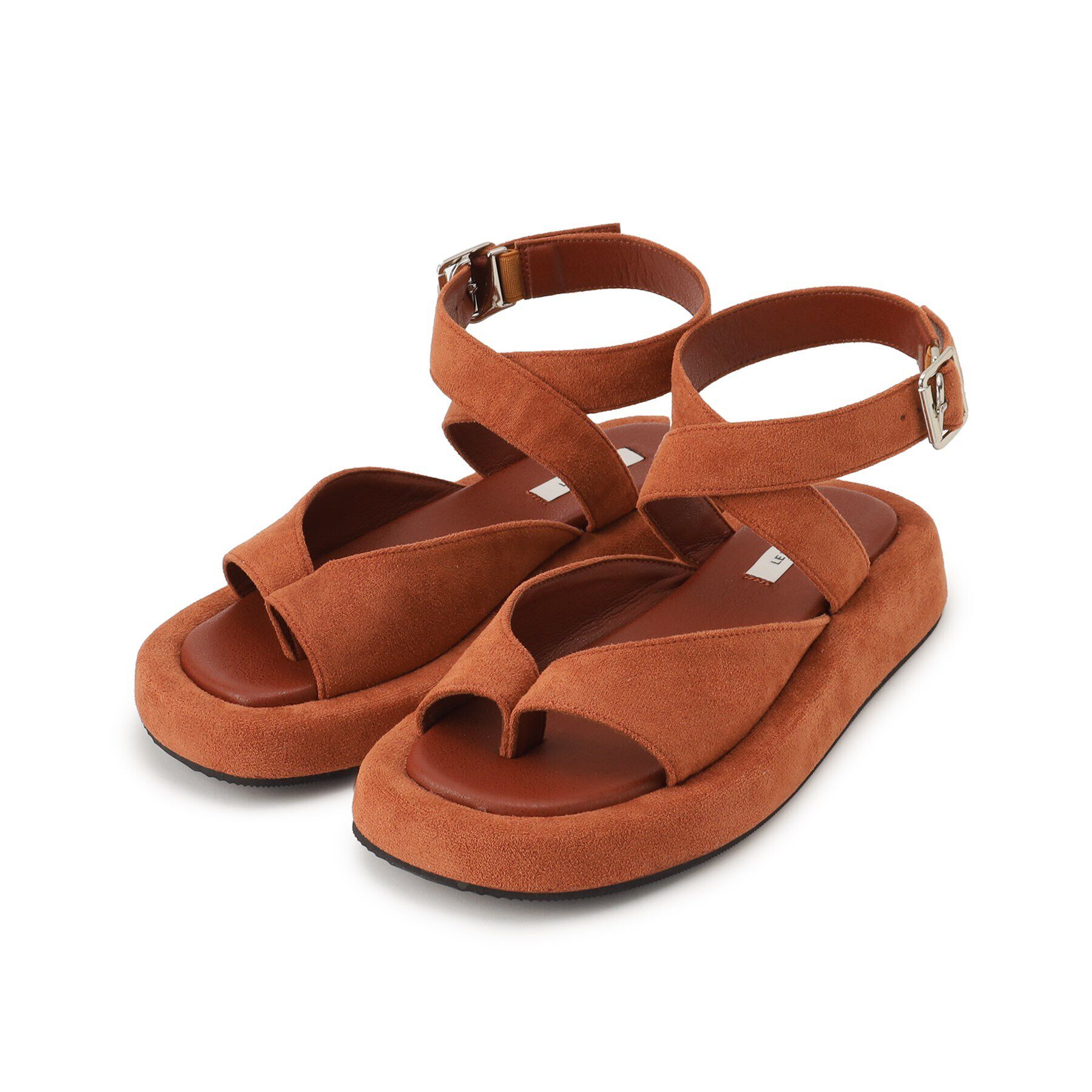 GALLEST「【LE VERNIS(ル・ベルニ)】ワイドベルトサンダル」|サンダル|ダークオレンジ(06