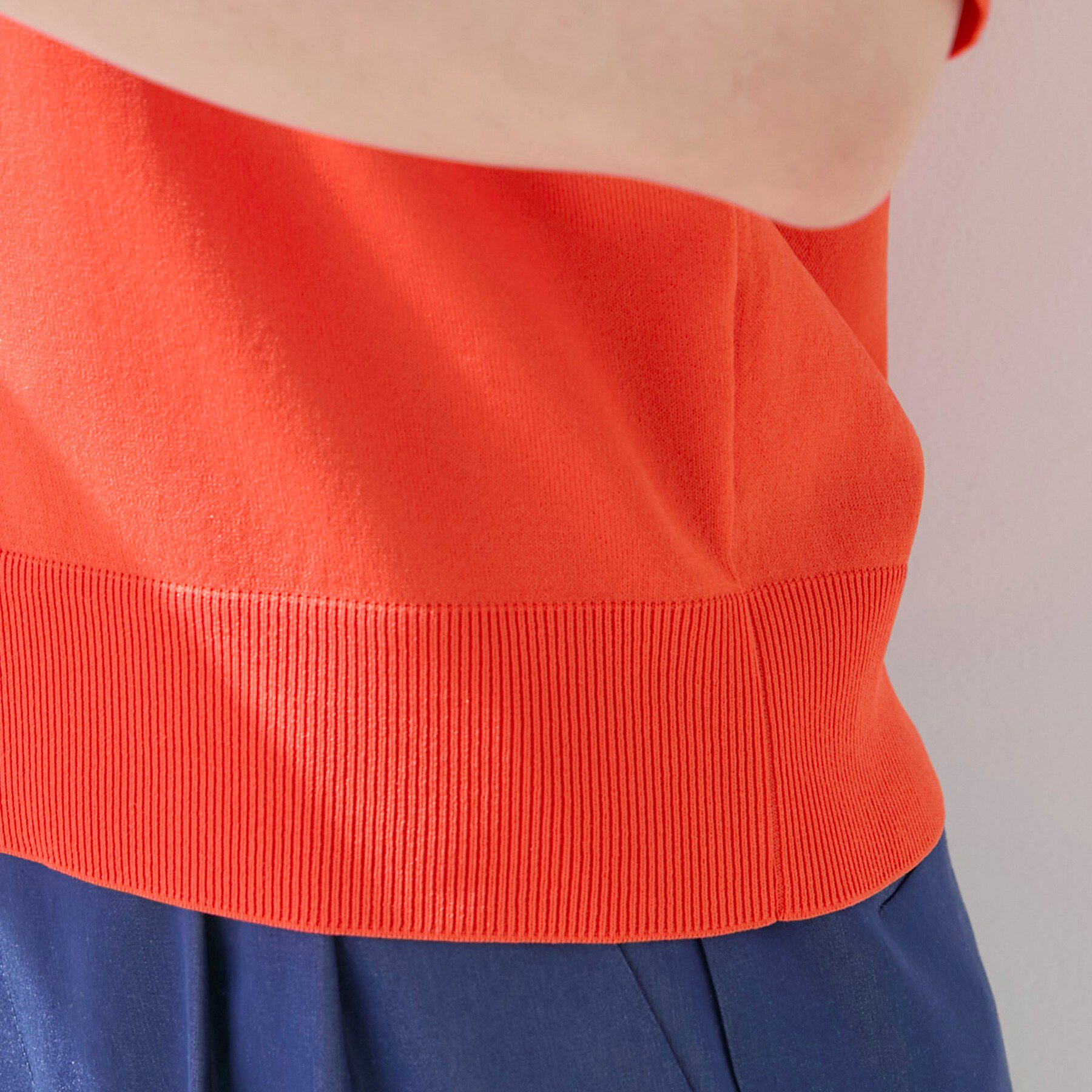 INDIVI「【UVケア/接触冷感／アンサンブル】丸首カーディガン＆袖スリット5分袖ニット」|その他|