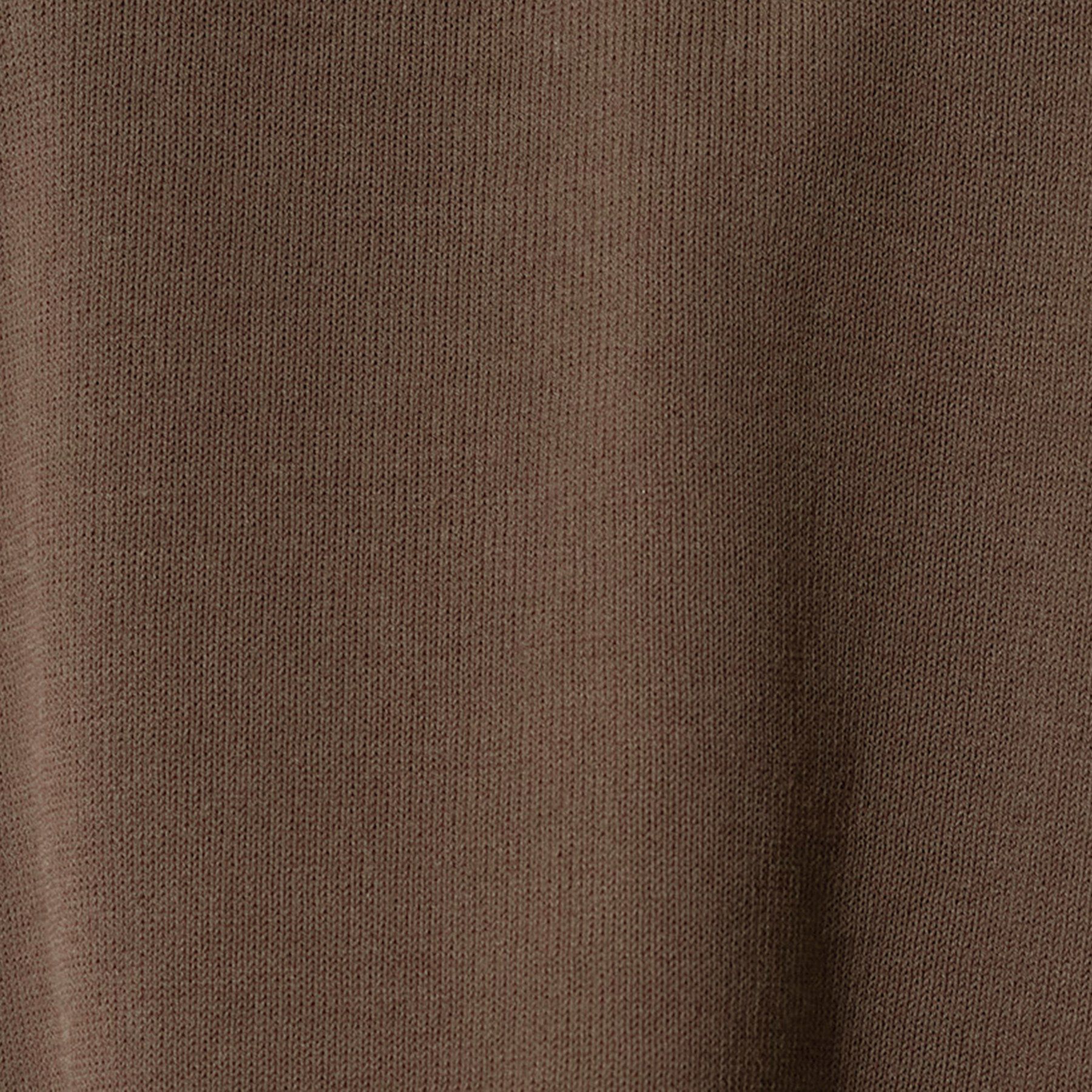 INDIVI「【洗える／コットン】ドライタッチさらりポロ衿ニットT」|ニット・セーター|