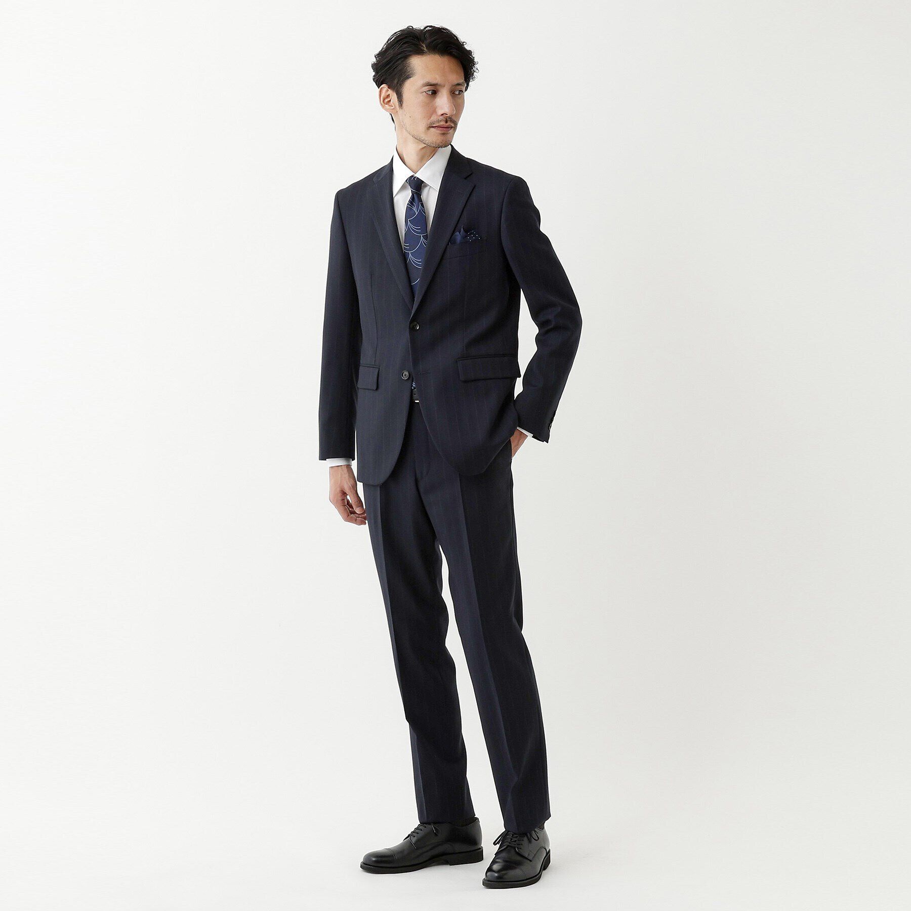 TAKEO KIKUCHI「【THE FLAGSHIP】矢絣 ストライプ スーツ」|スーツ|