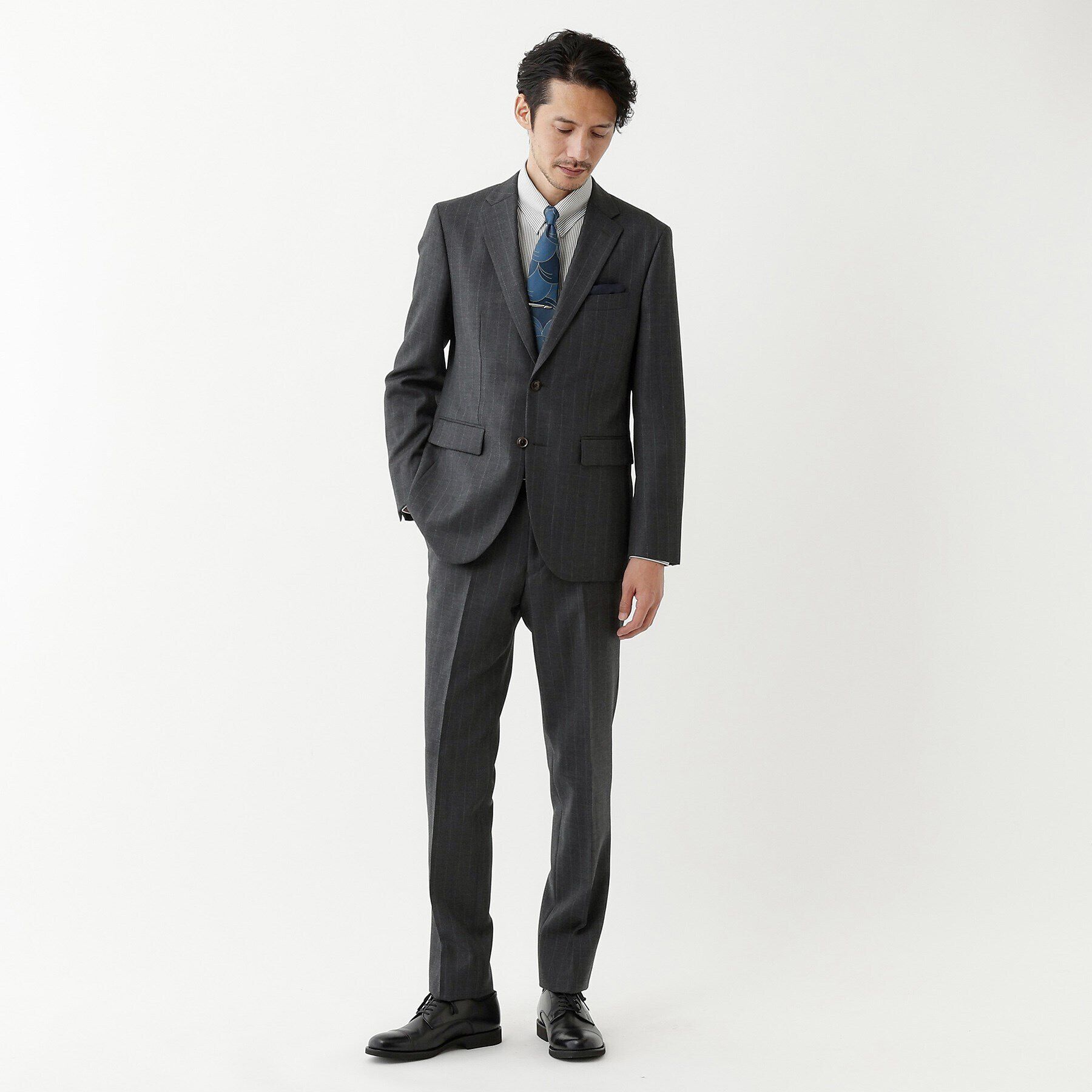 TAKEO KIKUCHI「【THE FLAGSHIP】矢絣 ストライプ スーツ」|スーツ|