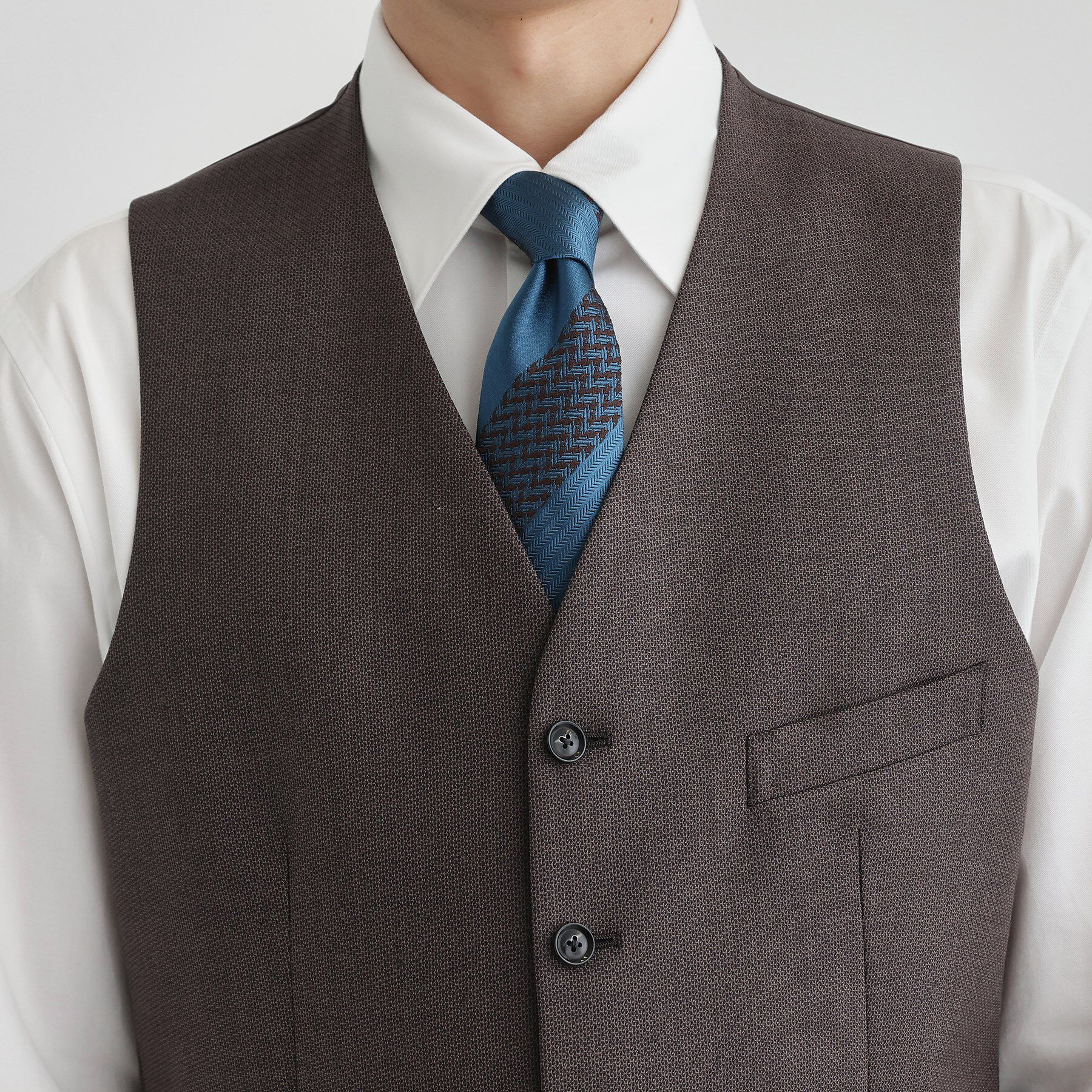 TAKEO KIKUCHI「鱗紋 ベスト」|スーツ|