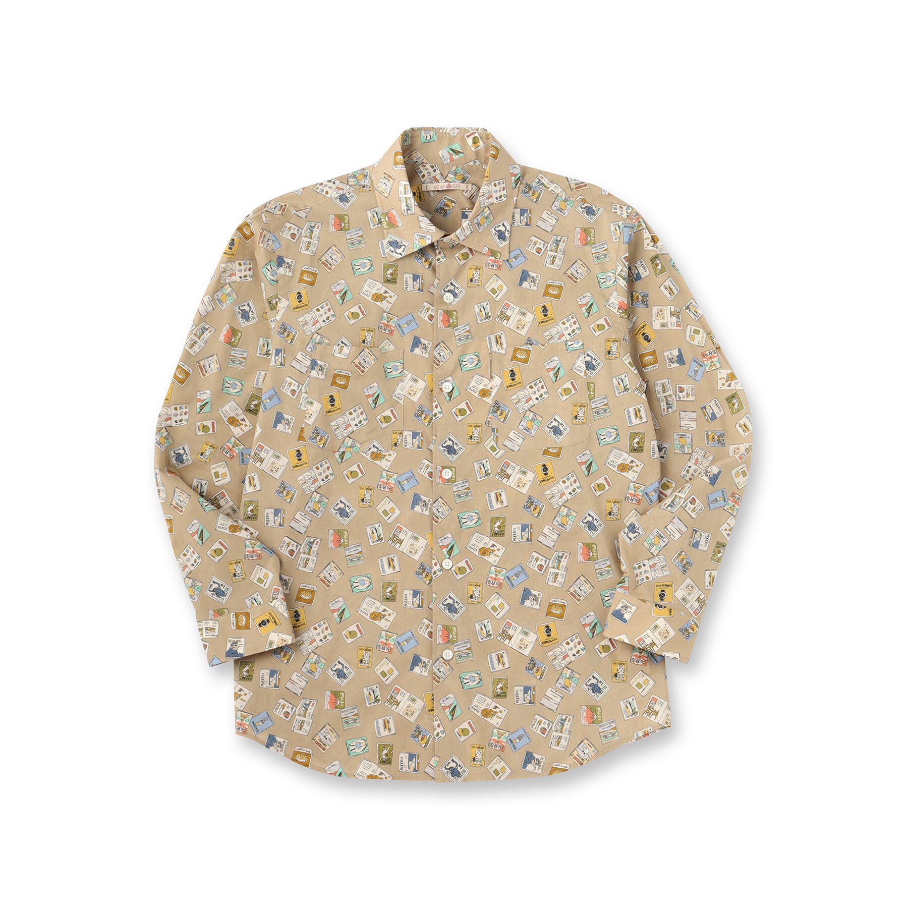 40CARATS&525「【Sサイズ～】マガジンプリントシャツ」|シャツ・ブラウス|