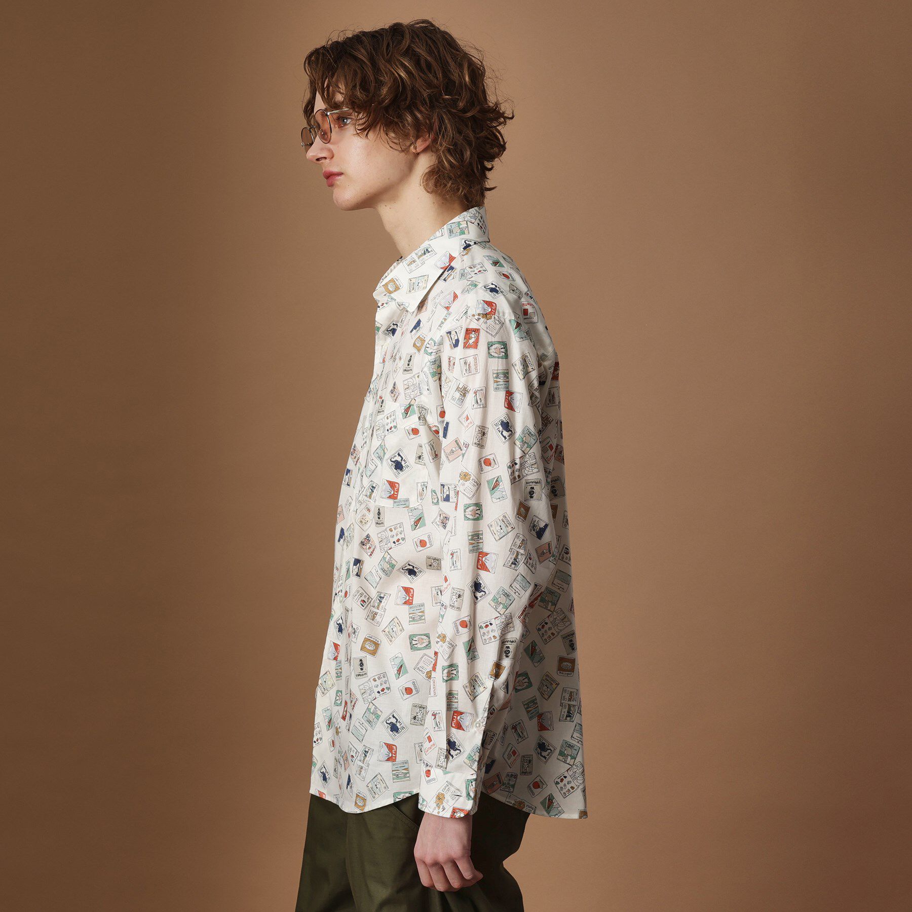 40CARATS&525「【Sサイズ～】マガジンプリントシャツ」|シャツ・ブラウス|