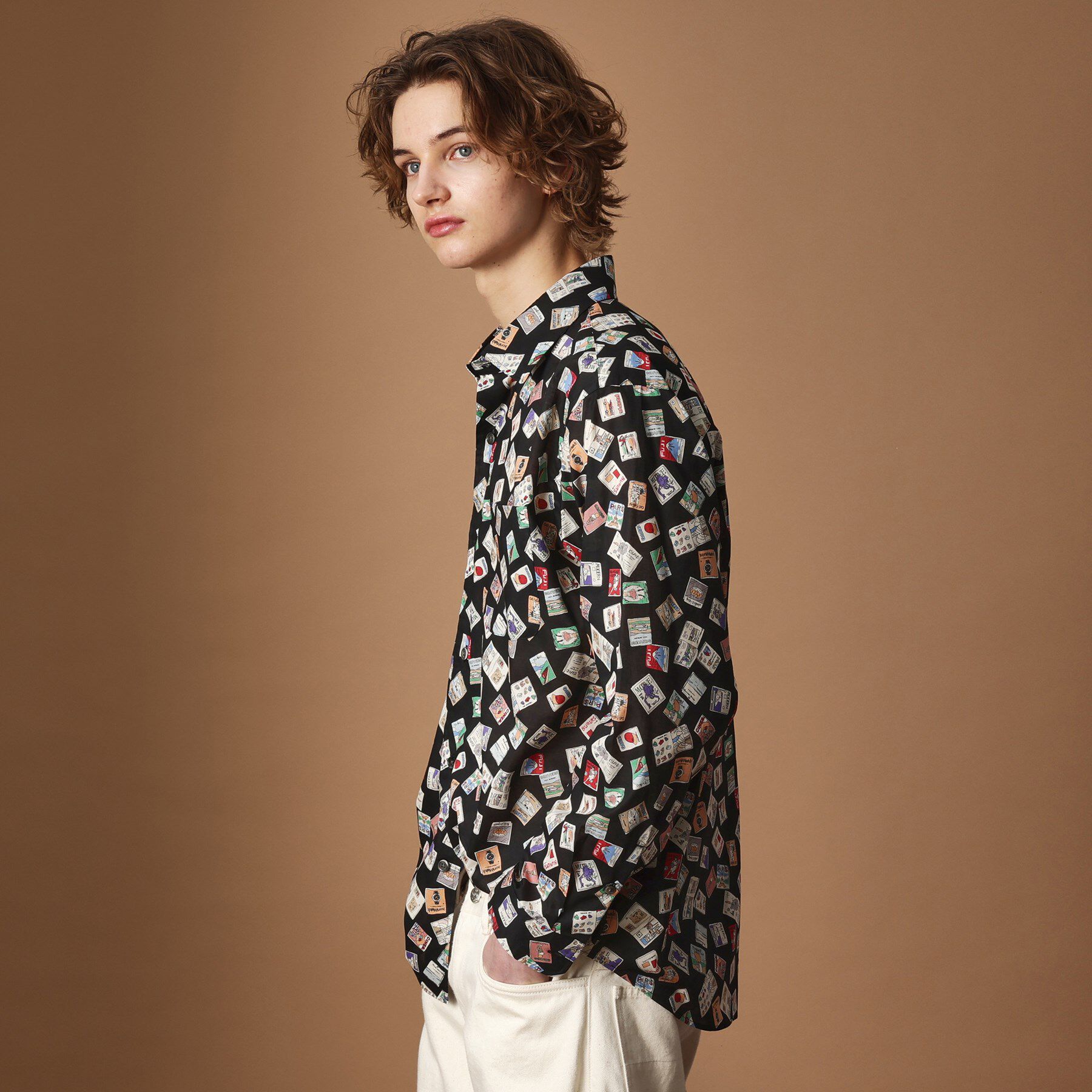 40CARATS&525「【Sサイズ～】マガジンプリントシャツ」|シャツ・ブラウス|