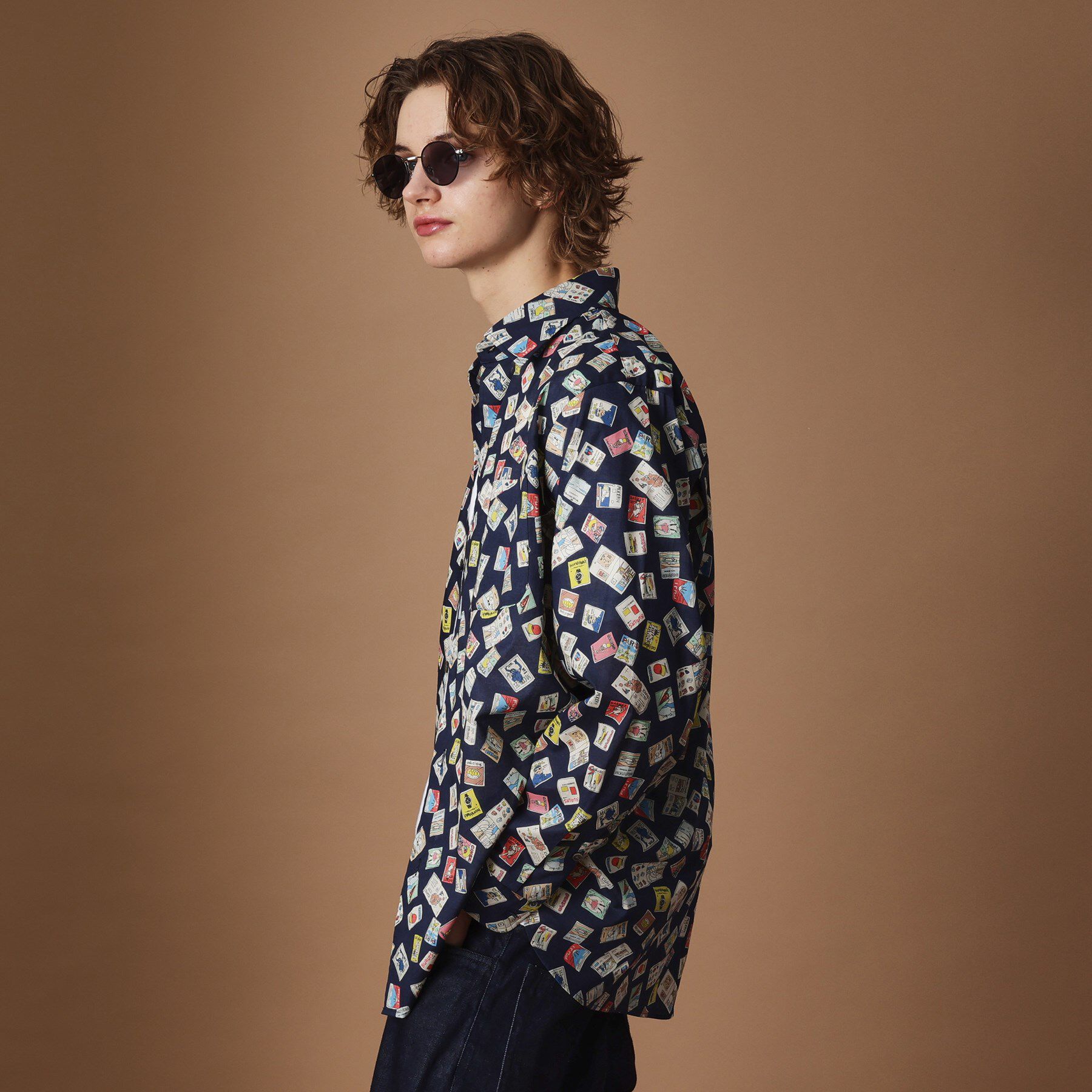 40CARATS&525「【Sサイズ～】マガジンプリントシャツ」|シャツ・ブラウス|