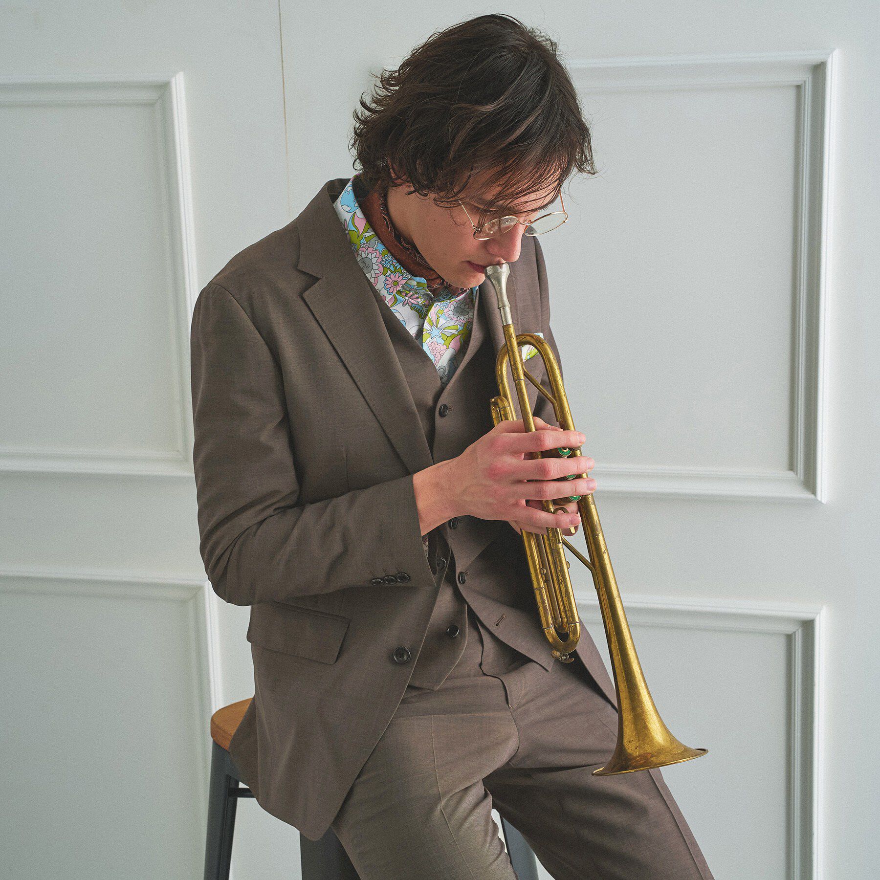 TAKEO KIKUCHI「【BOWLER HAT LABEL】TWトロピカルシャンブレー JAZZジャケット」|テーラードジャケット|