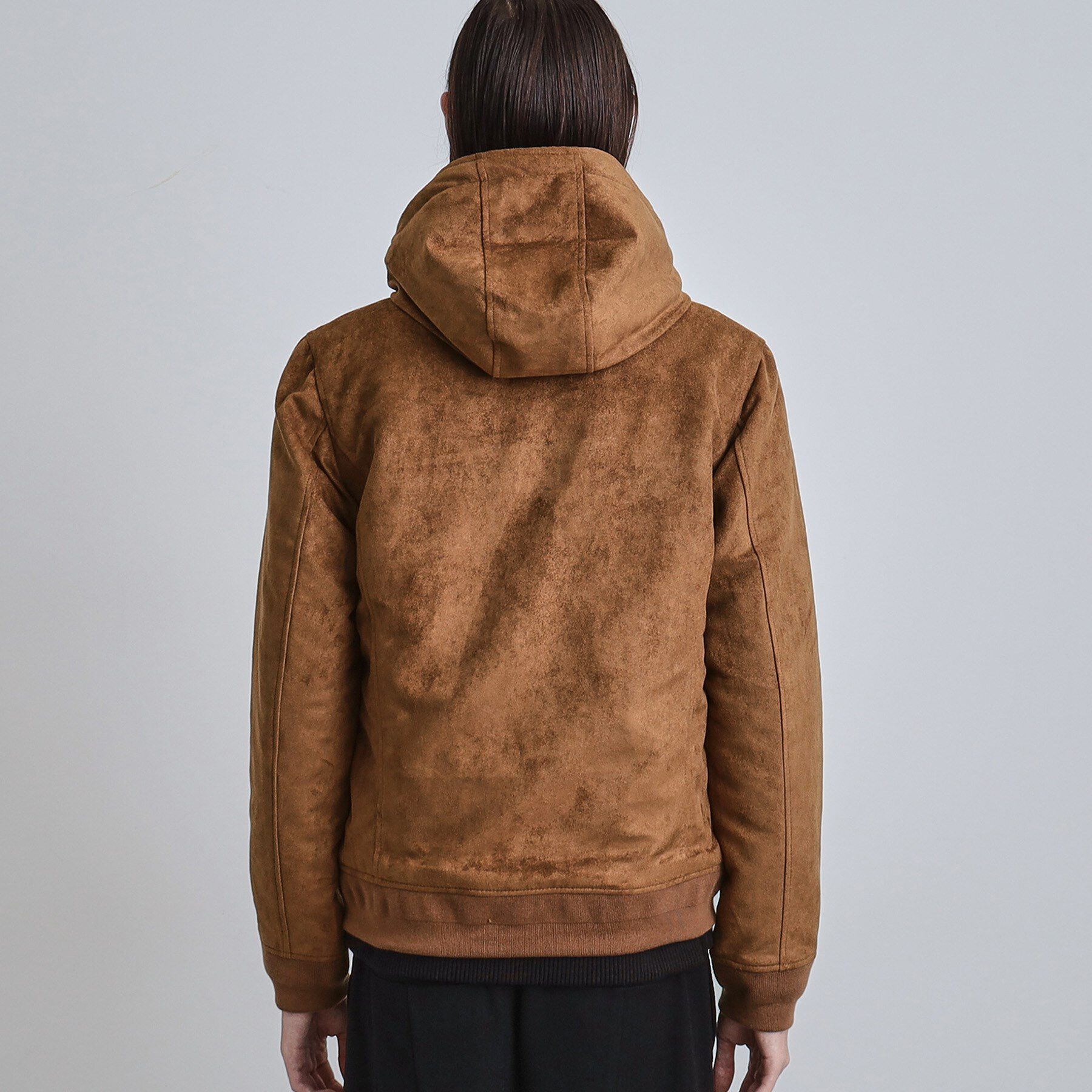 tk.TAKEO KIKUCHI「中綿スエードキルトフードブルゾン」|ブルゾン・スタジャン|