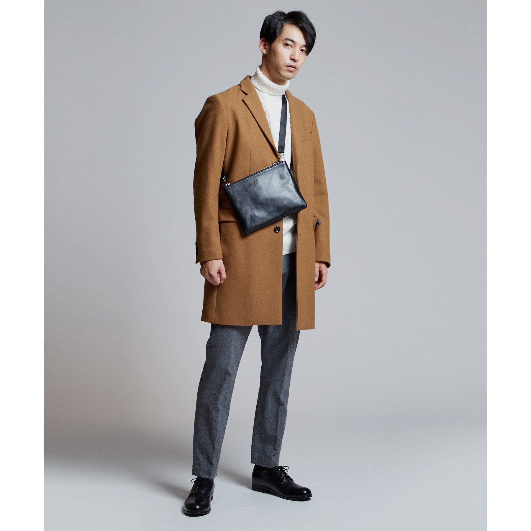 tk.TAKEO KIKUCHI「【WEB限定】レザー2WAYサコッシュバッグ」|ショルダー・メッセンジャー|