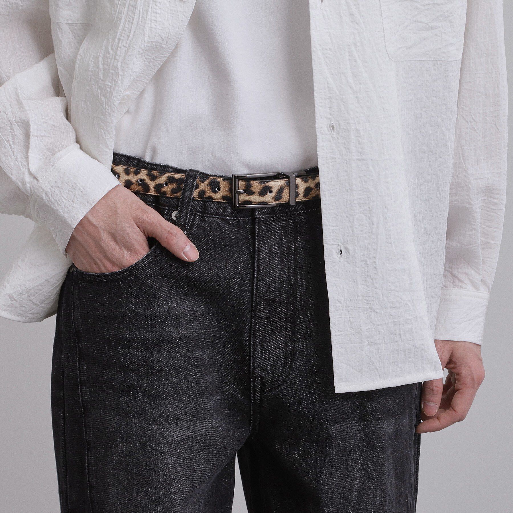 tk.TAKEO KIKUCHI「【２WAY】アニマルリバーナローベルト」|ベルト|