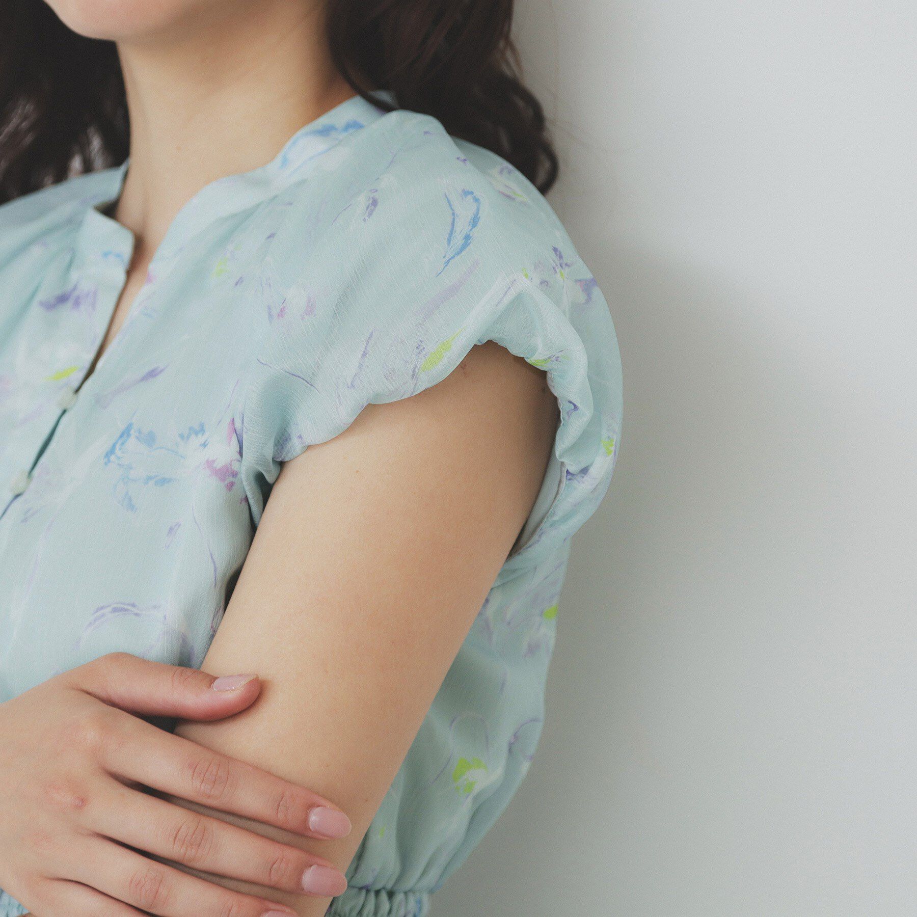 index「シアーフラワーワンピース【洗濯機洗い可】」|ワンピース|