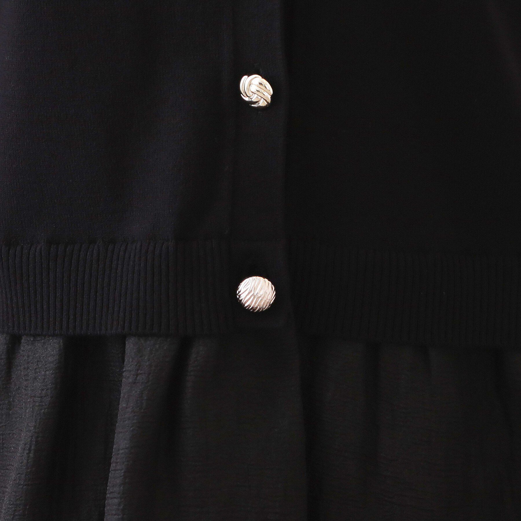 index「ペプラムレイヤード多釦カーディガン【洗濯機OK】」|カーディガン|