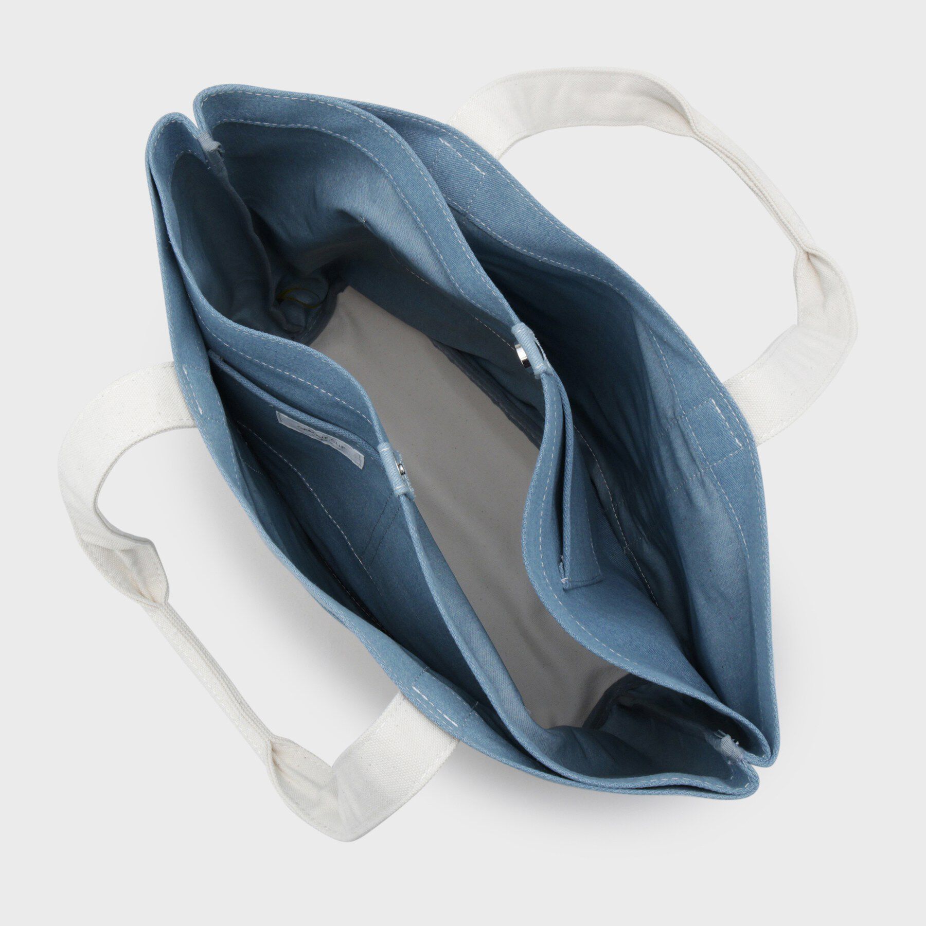 OPAQUE.CLIP「バイカラー帆布BIGトート」|トートバッグ|