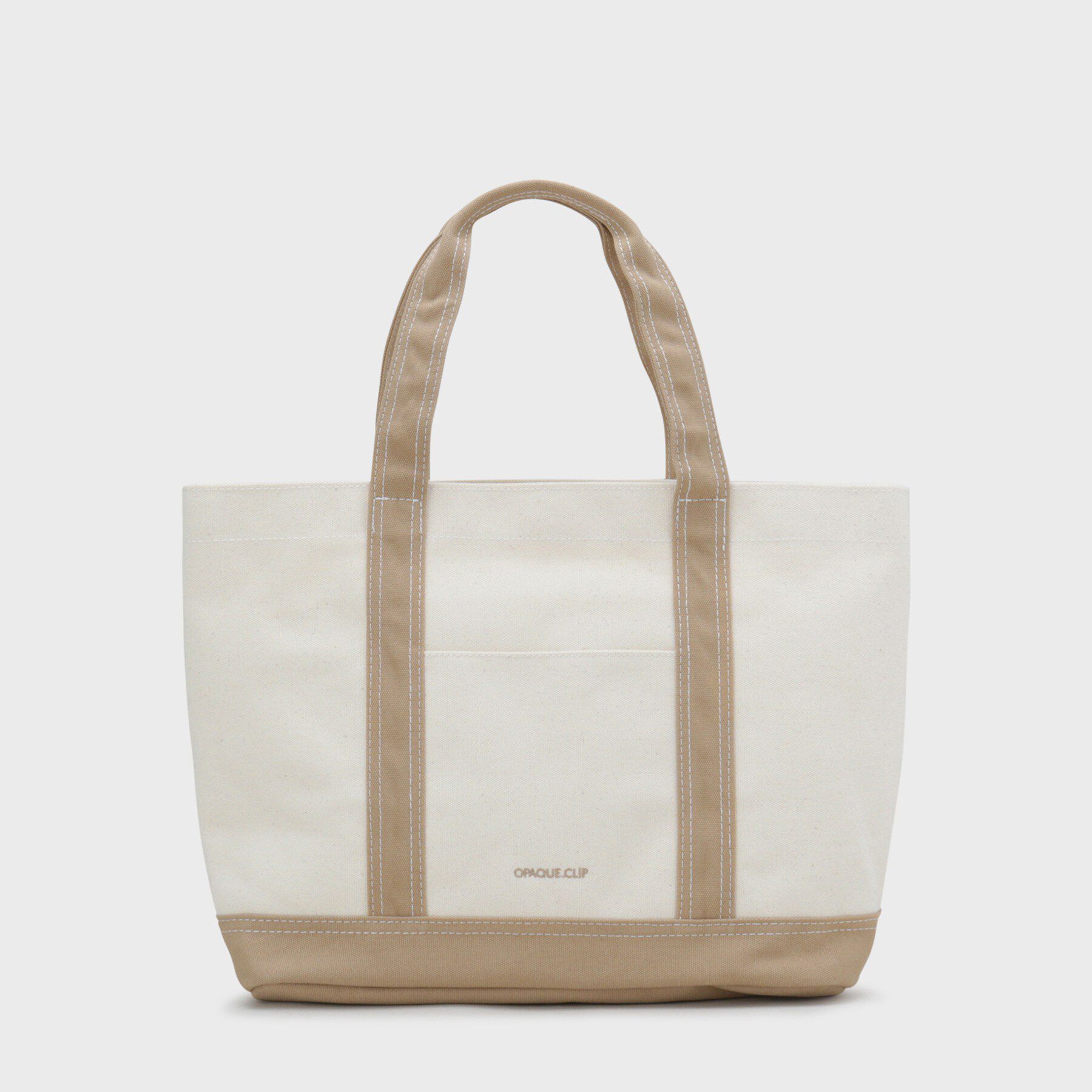 OPAQUE.CLIP「バイカラー帆布BIGトート」|トートバッグ|