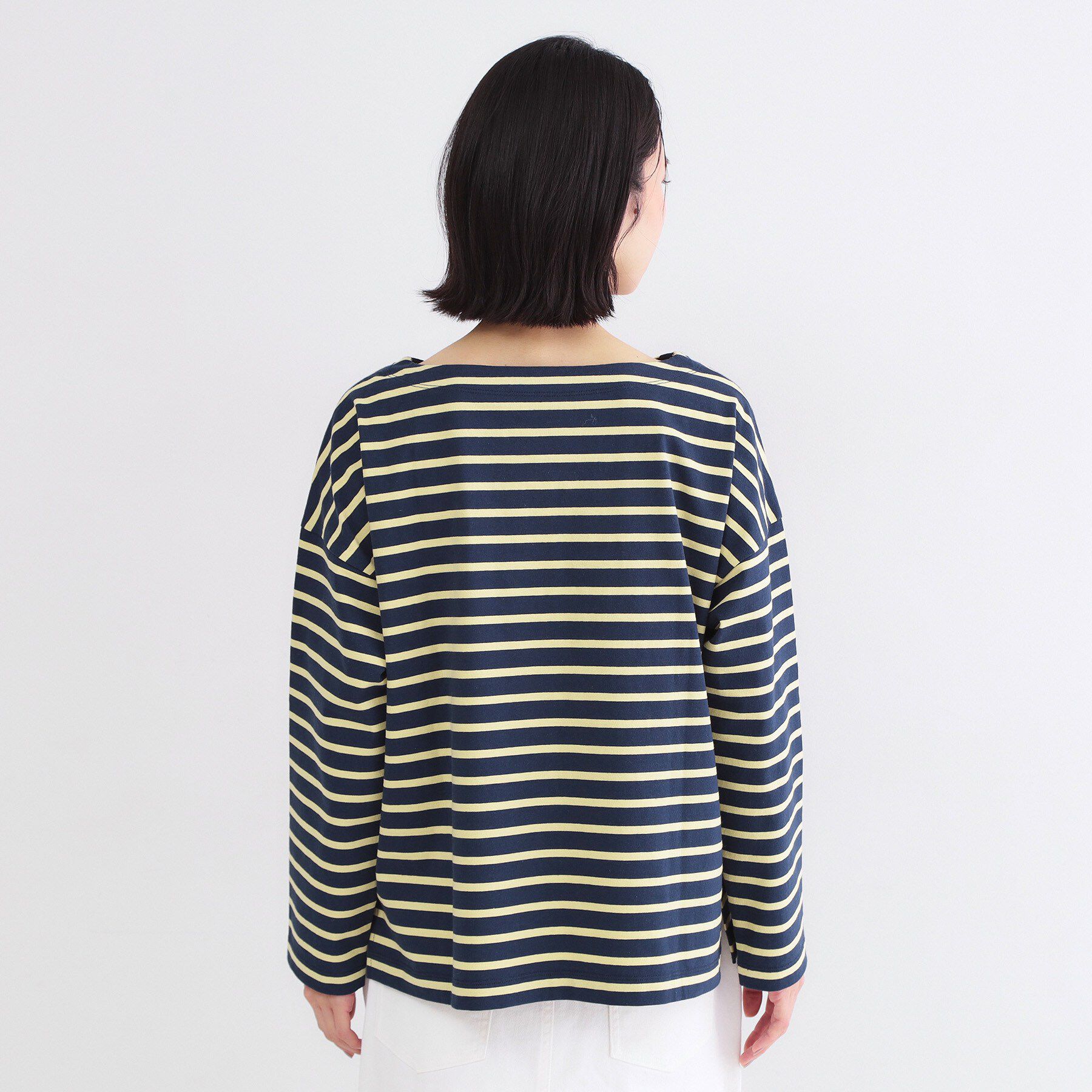 OPAQUE.CLIP「ボーダートップス【洗濯機OK】」|Tシャツ・カットソー|