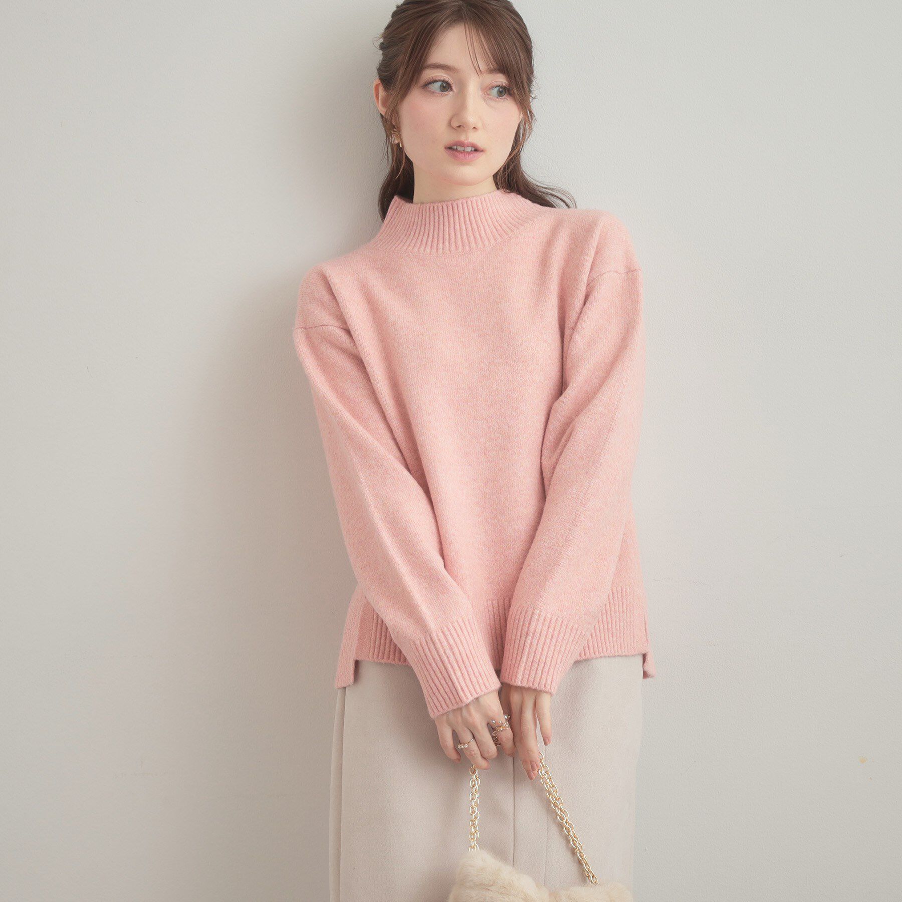 Couture broach「【5色展開】やわらかヤクライクニット」|ニット・セーター|