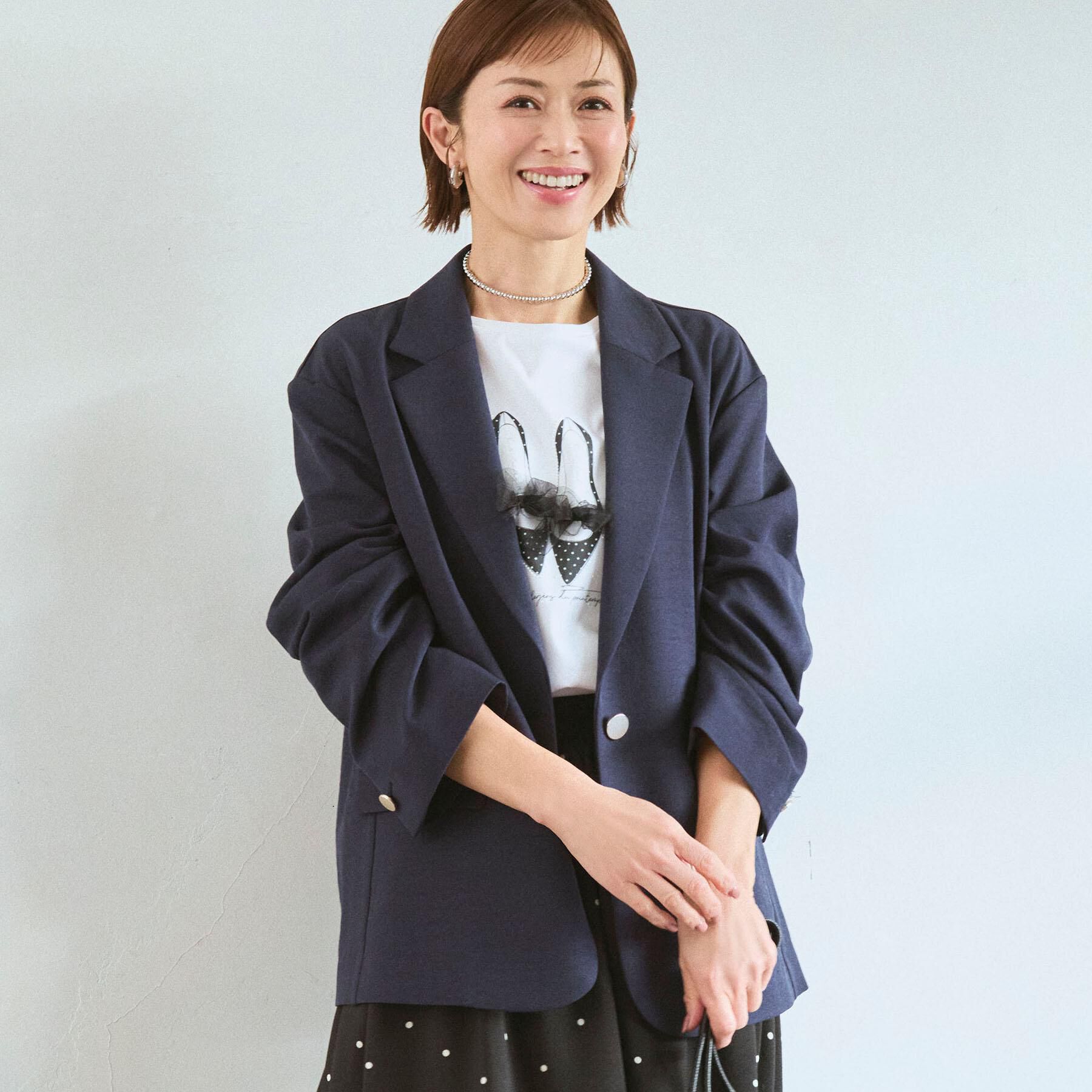 Couture broach「【綿100％・洗える】パリジェンヌ プリントTシャツ」|Tシャツ・カットソー|