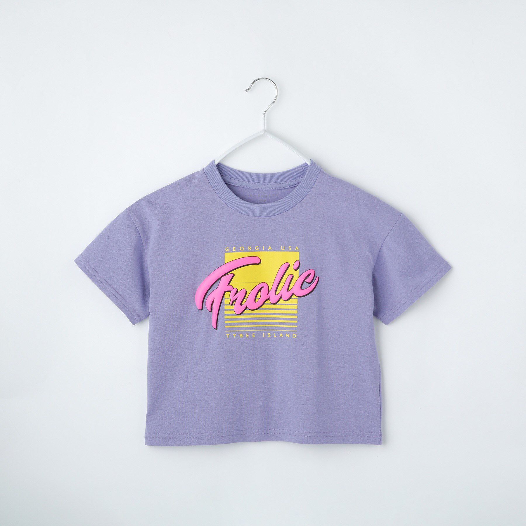 THE SHOP TK「【110－160】レトロロゴTシャツ/洗濯機OK」|Tシャツ・カットソー|