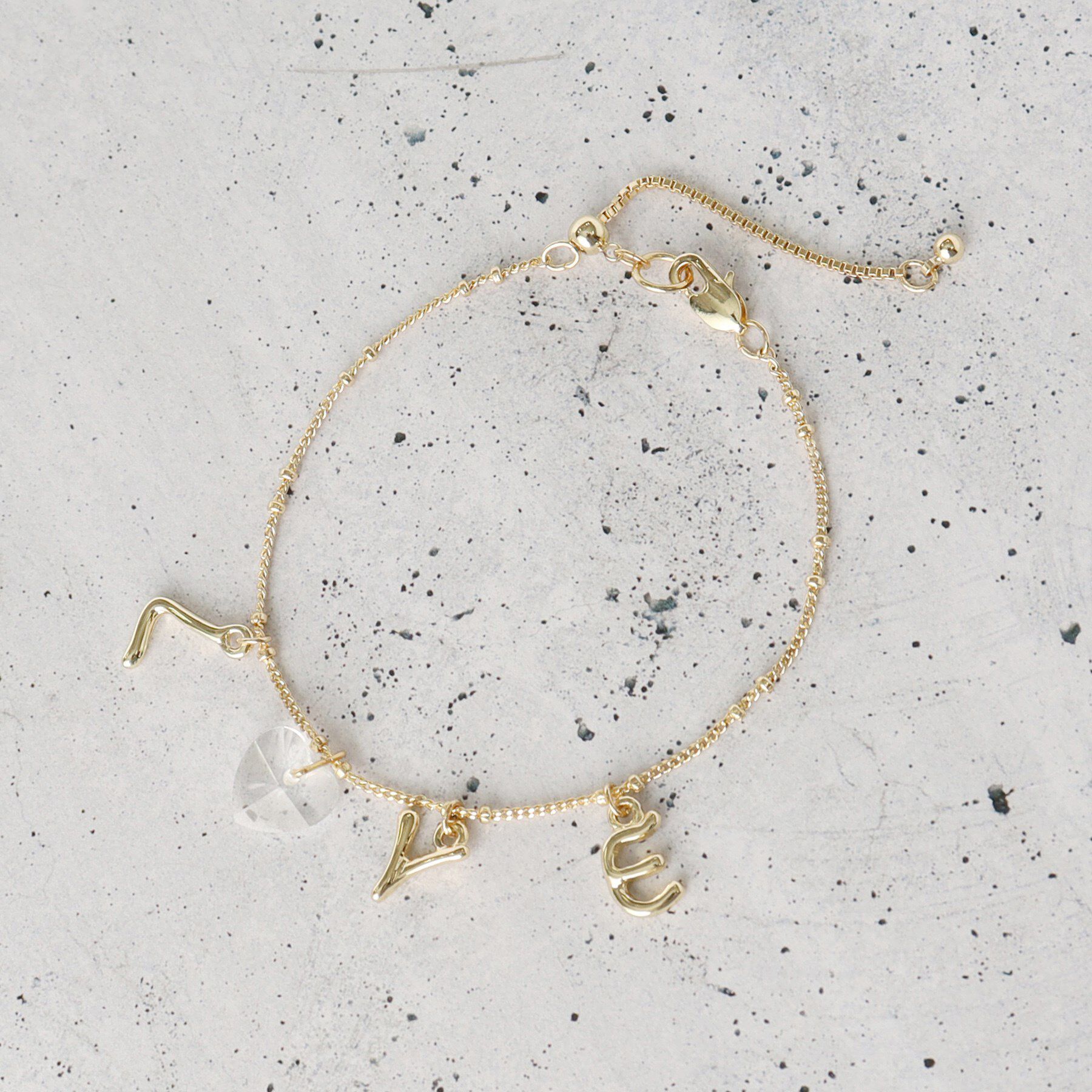 THE SHOP TK「LOVE2連ブレスレット」|ブレスレット・バングル|