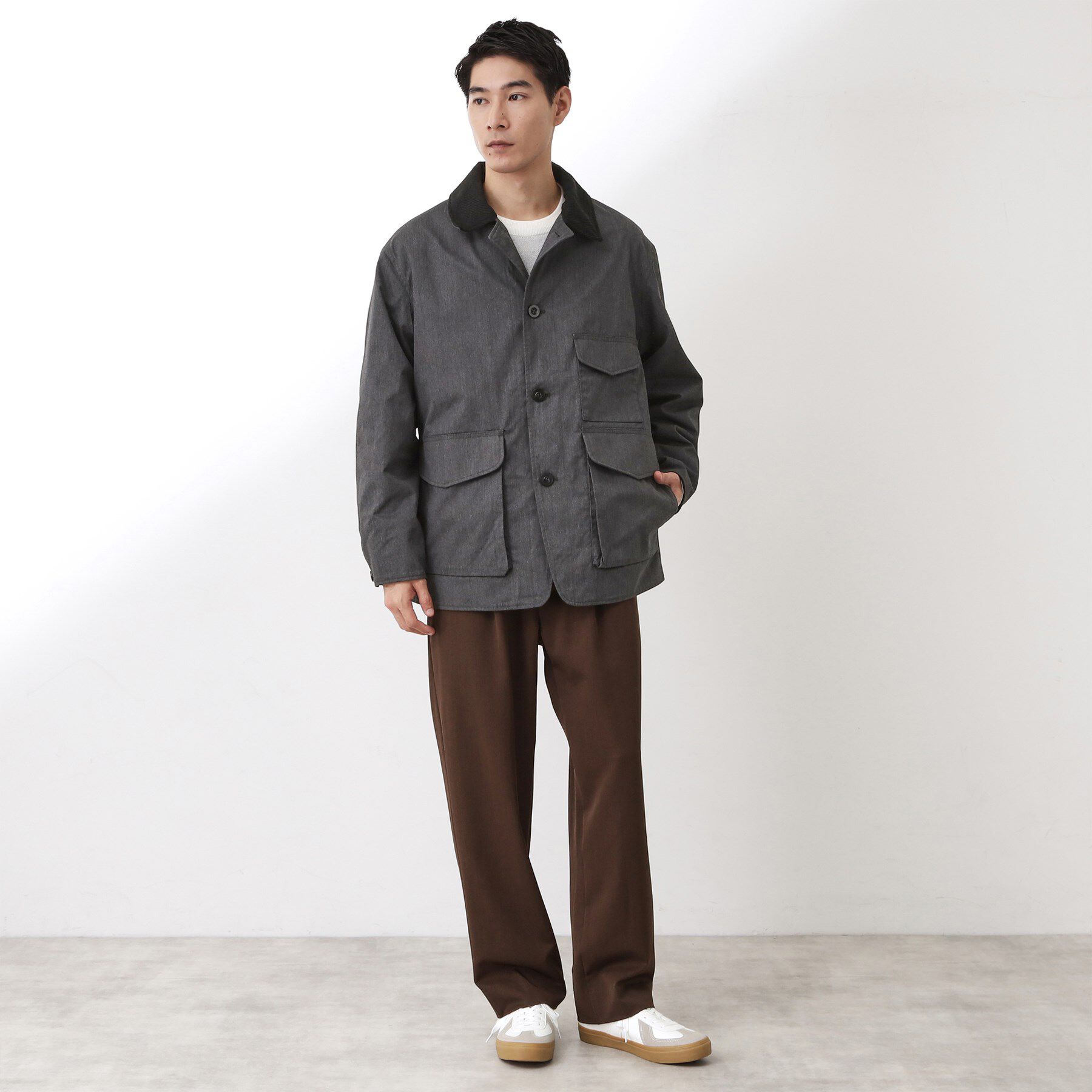 THE SHOP TK「デッキブルゾン 【手洗い可/リラックスシルエット】」|ブルゾン・スタジャン|