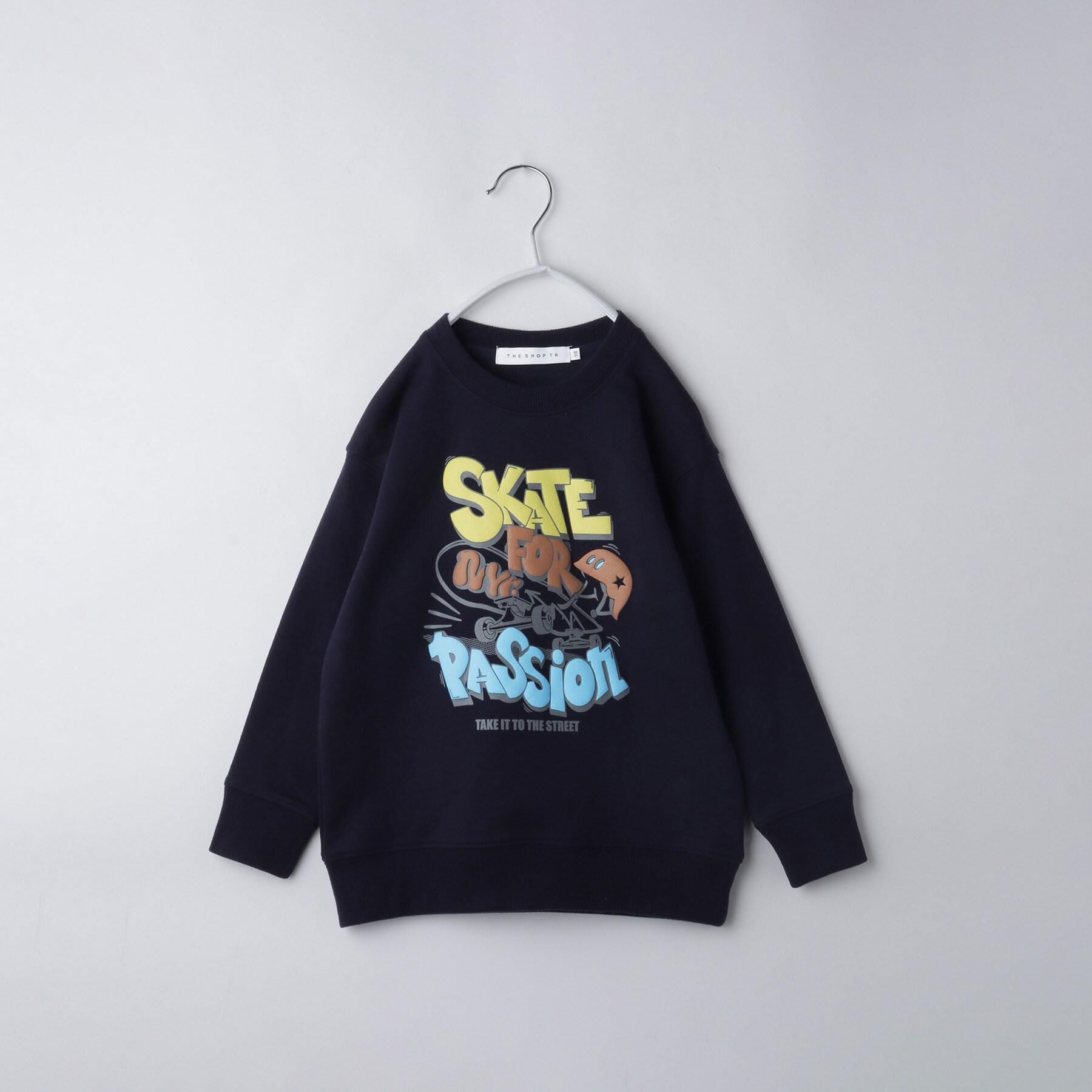 THE SHOP TK「【110－160/3柄&times;2色】ミニ裏毛ロゴプルオーバー」|その他|