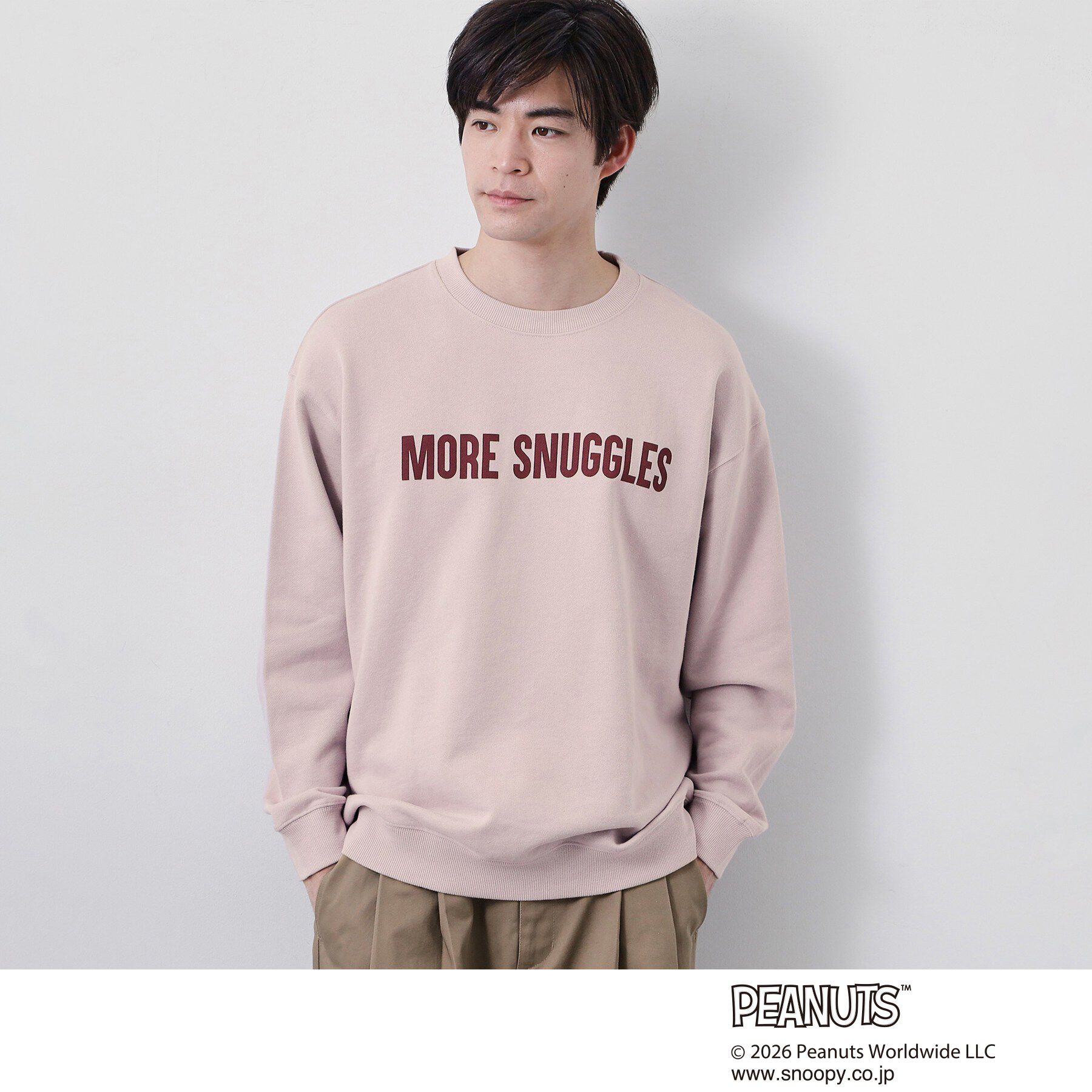 THE SHOP TK「PEANUTS ／ ピーナッツ スヌーピー ミニ裏毛スウェット」|パーカー|