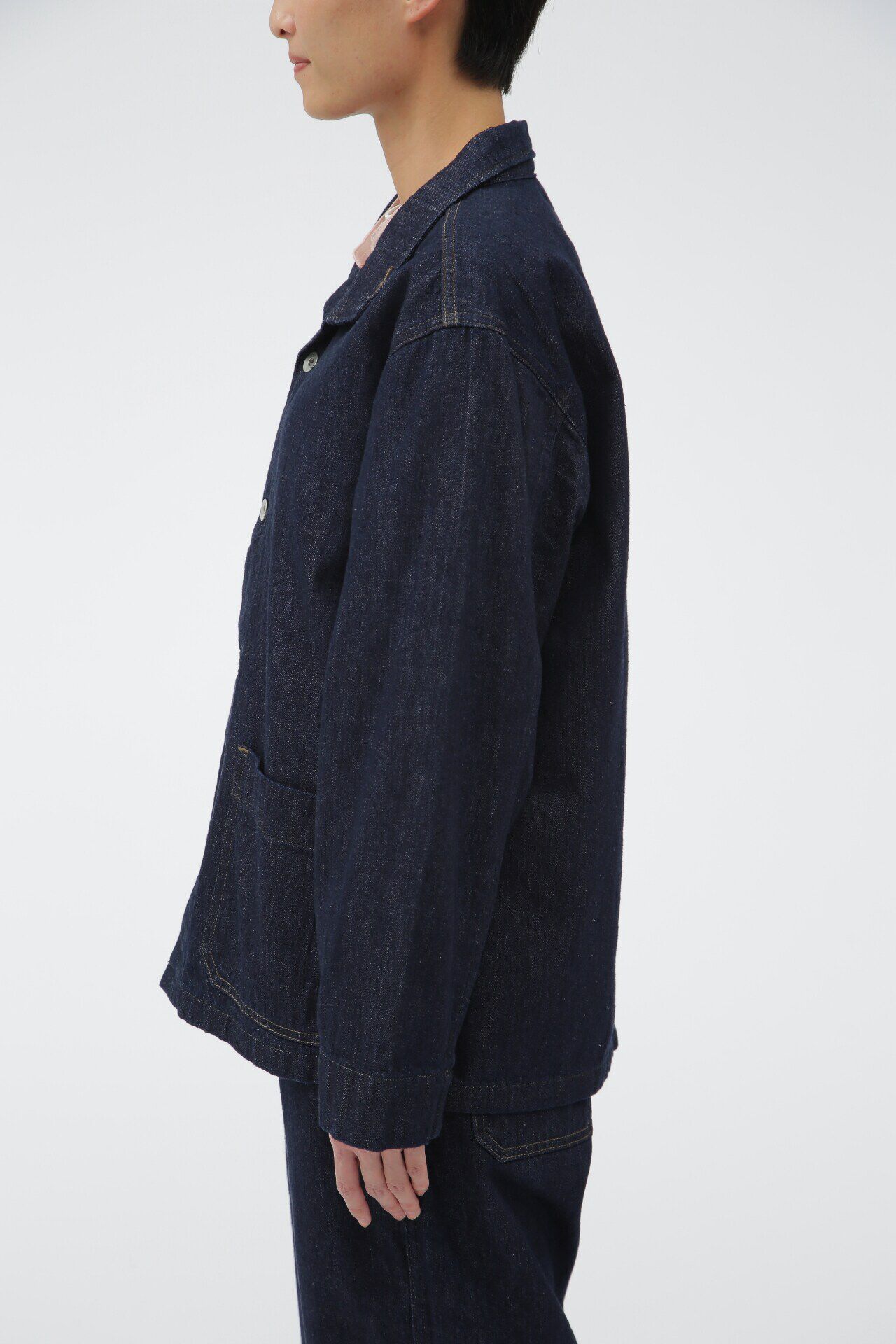 MHL.「CANTON LIGHT DENIM」|ブルゾン・スタジャン|