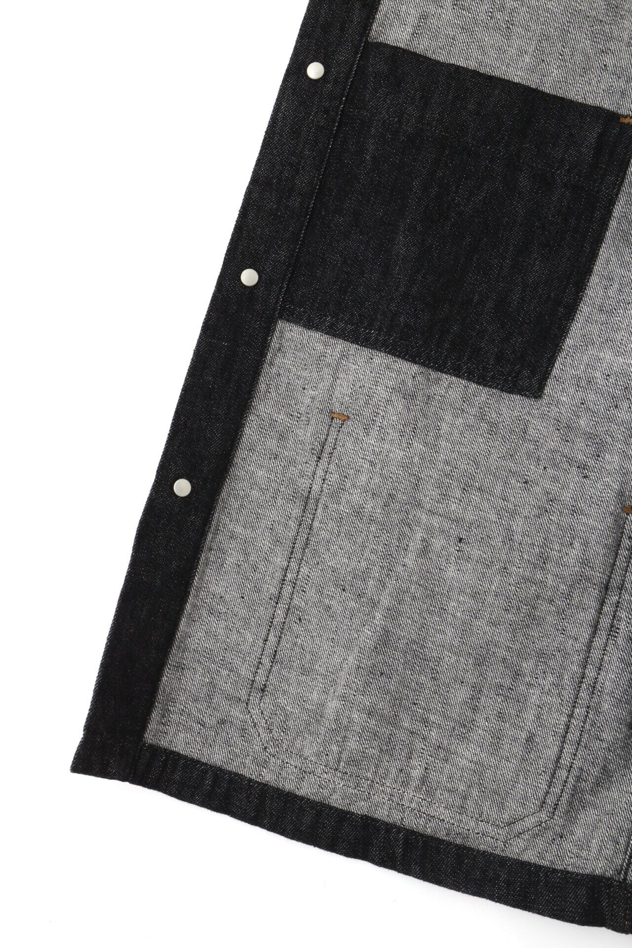 MHL.「CANTON LIGHT DENIM BLACK」|ブルゾン・スタジャン|