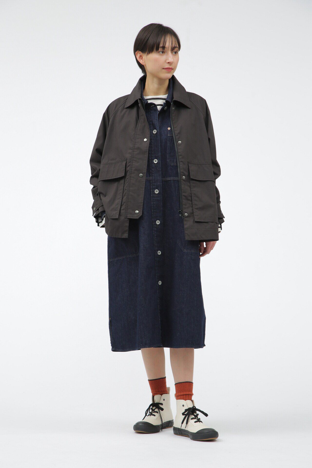 MHL.「CANTON LIGHT DENIM」|ワンピース|