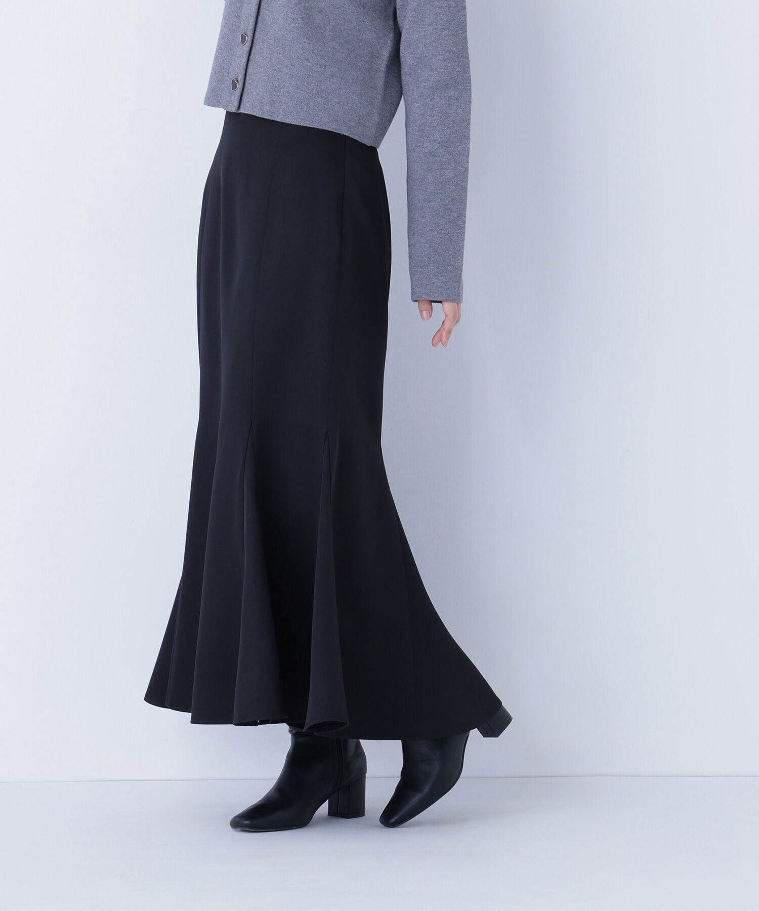  「ヘム切替マーメイドスカート」|スカート|