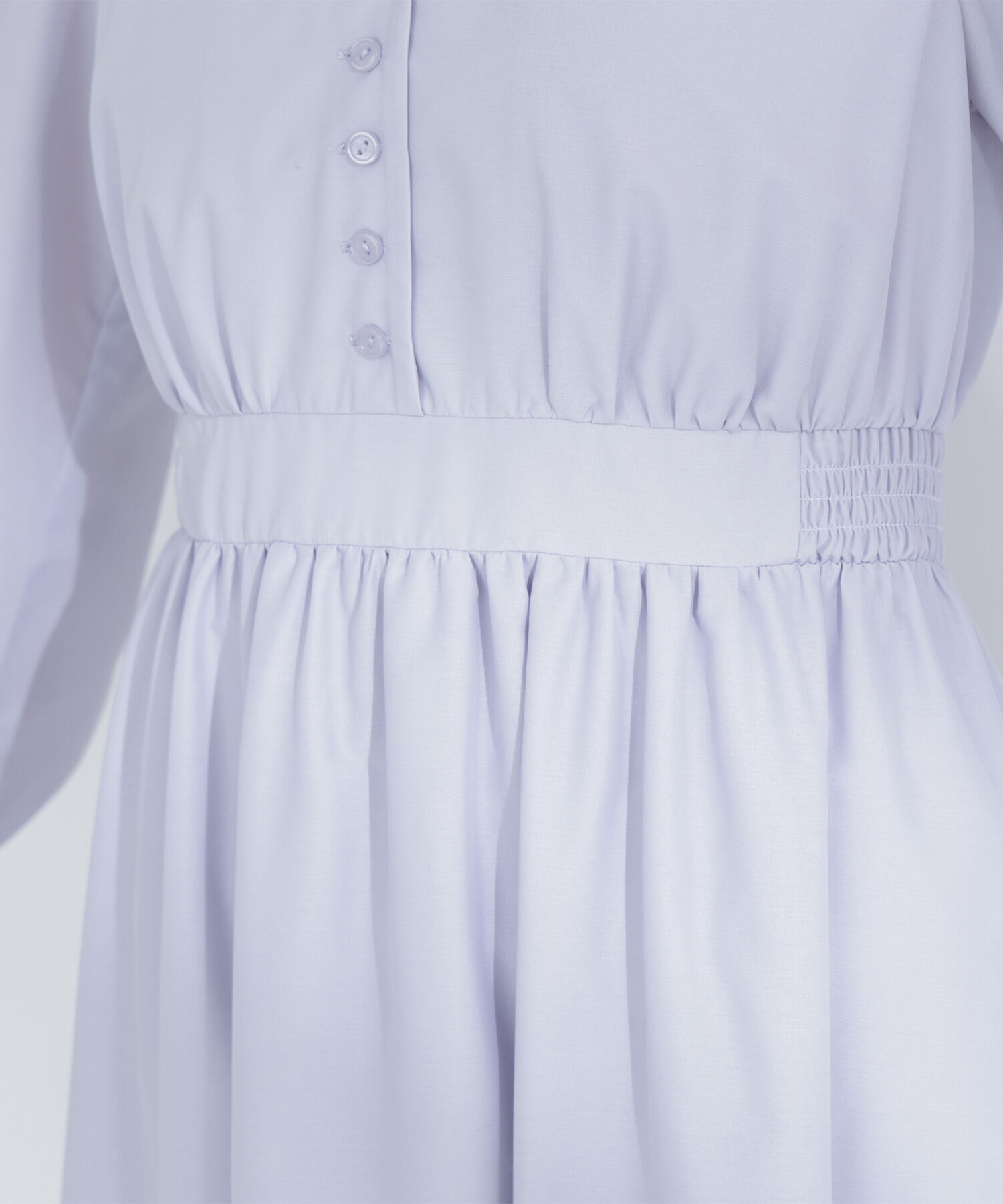  「フロントボタン開襟ワンピース」|ワンピース|