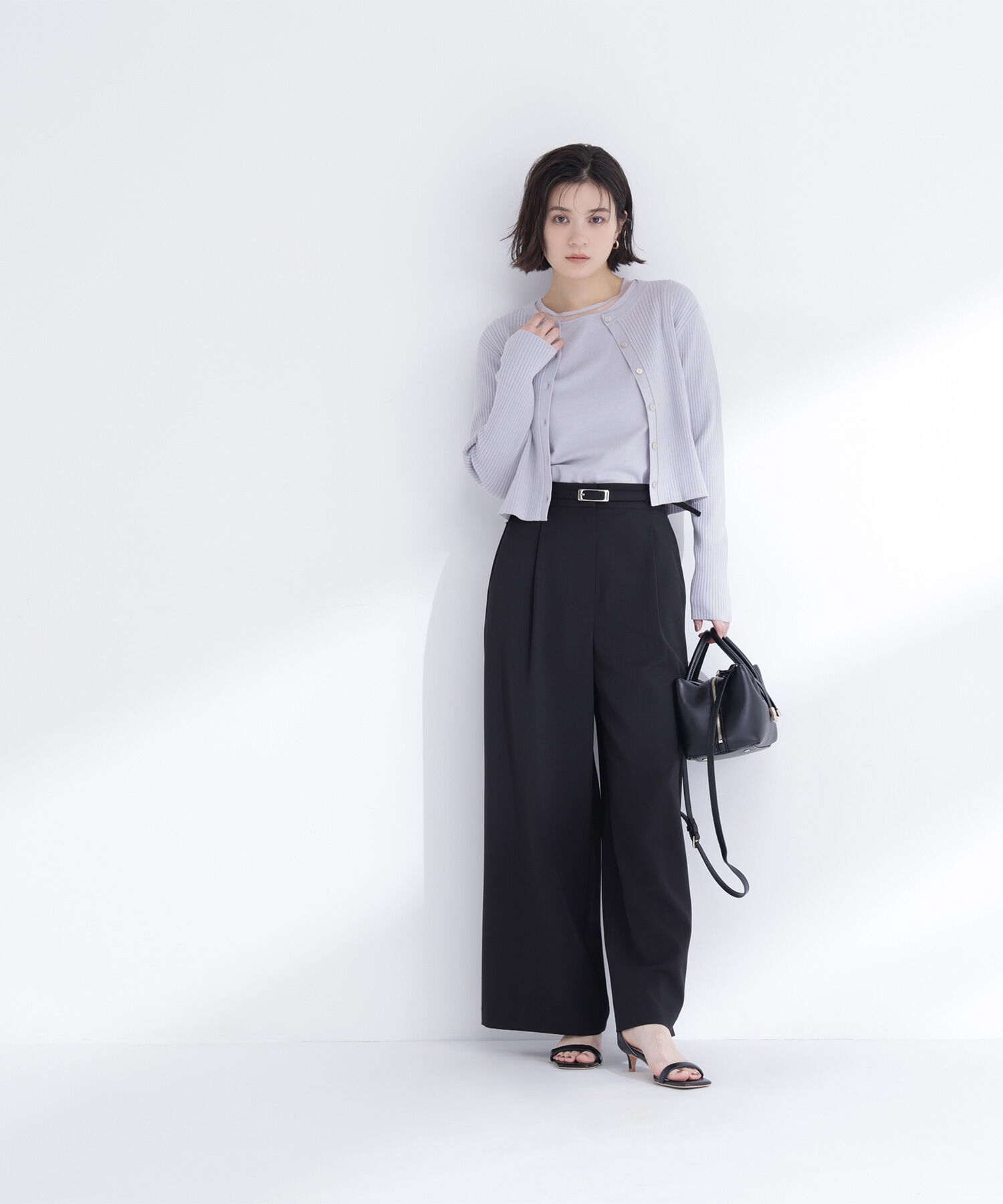  「シアーラインニットアンサンブル」|ニット・セーター|