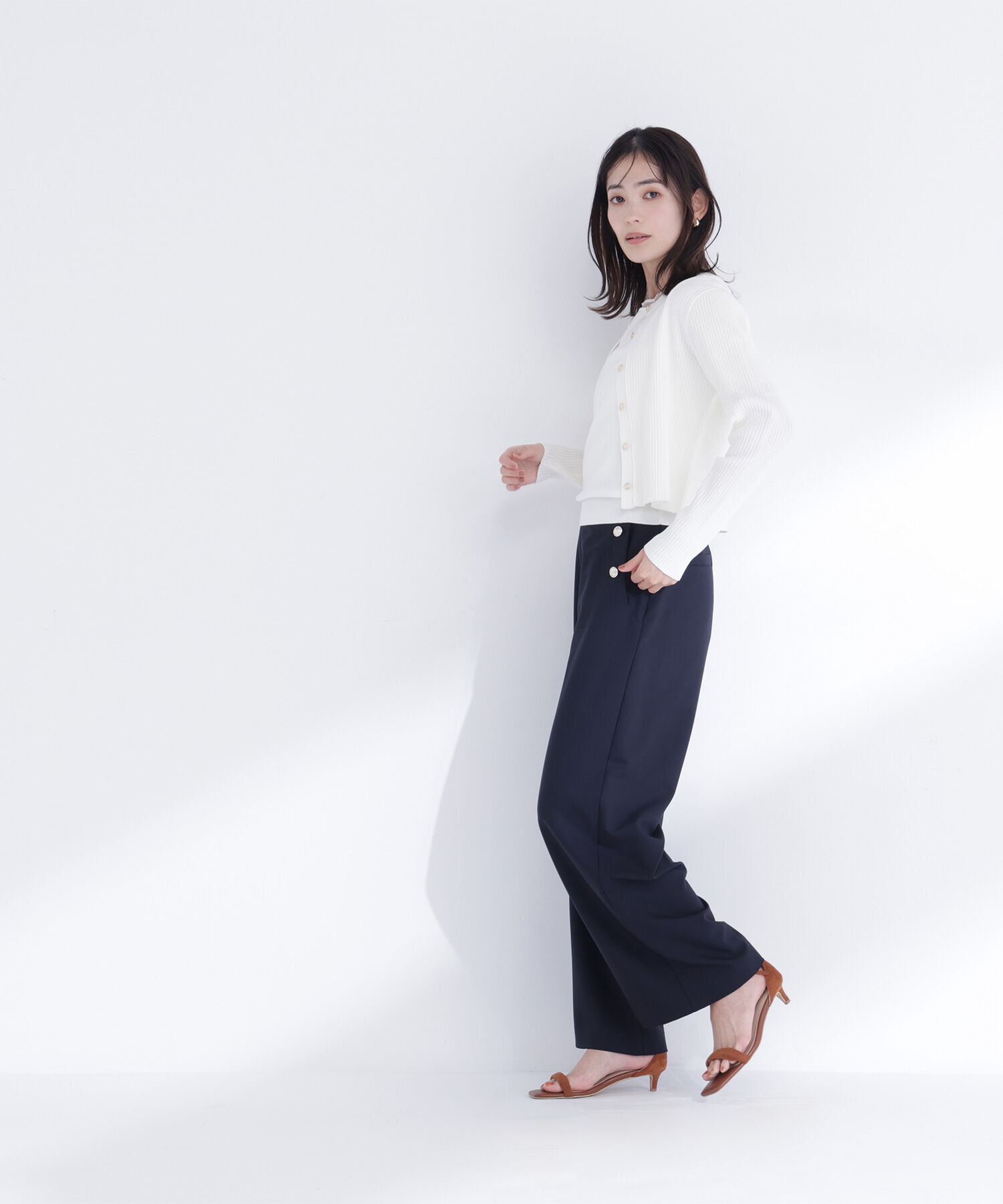  「シアーラインニットアンサンブル」|ニット・セーター|