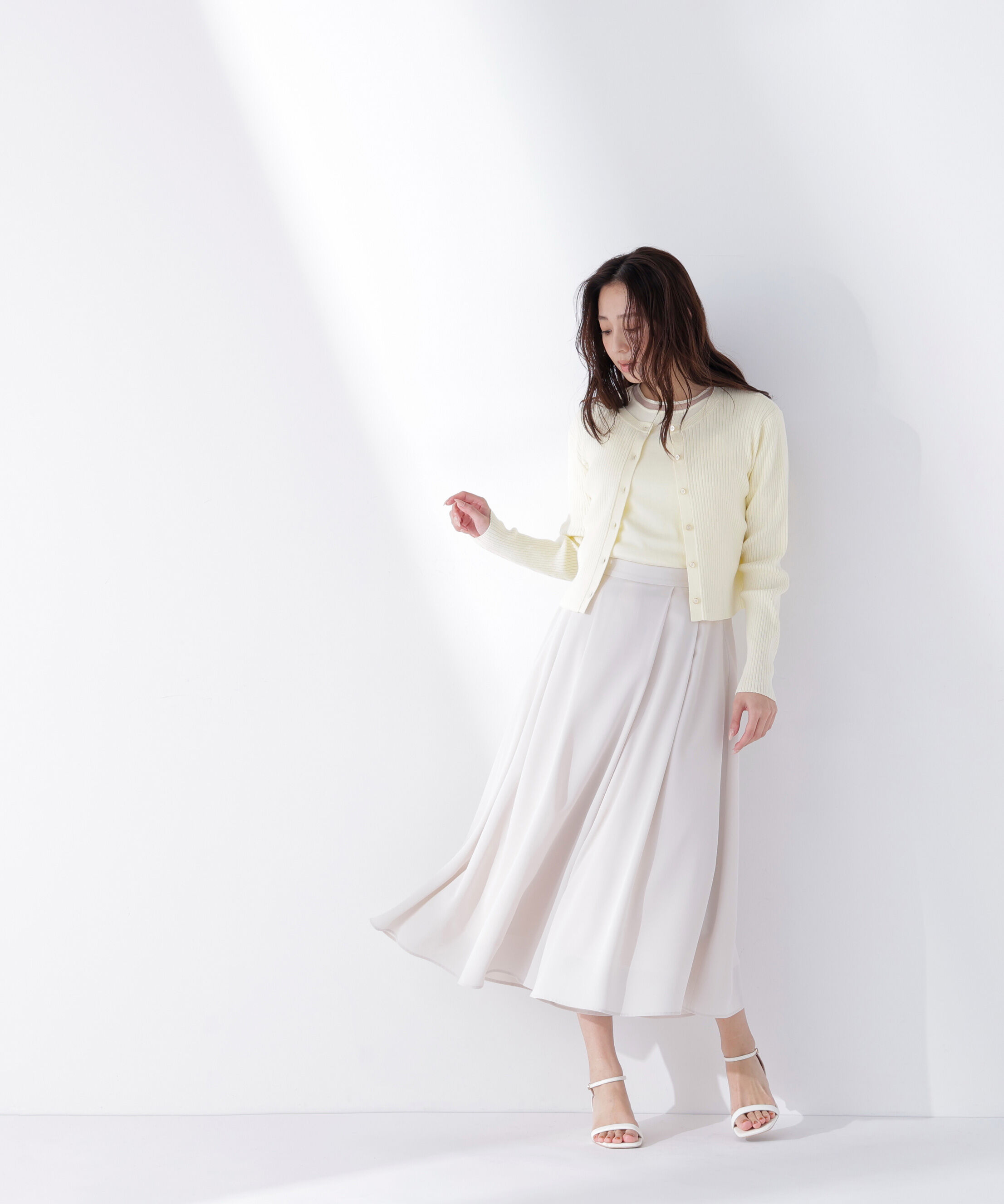  「シアーラインニットアンサンブル」|ニット・セーター|