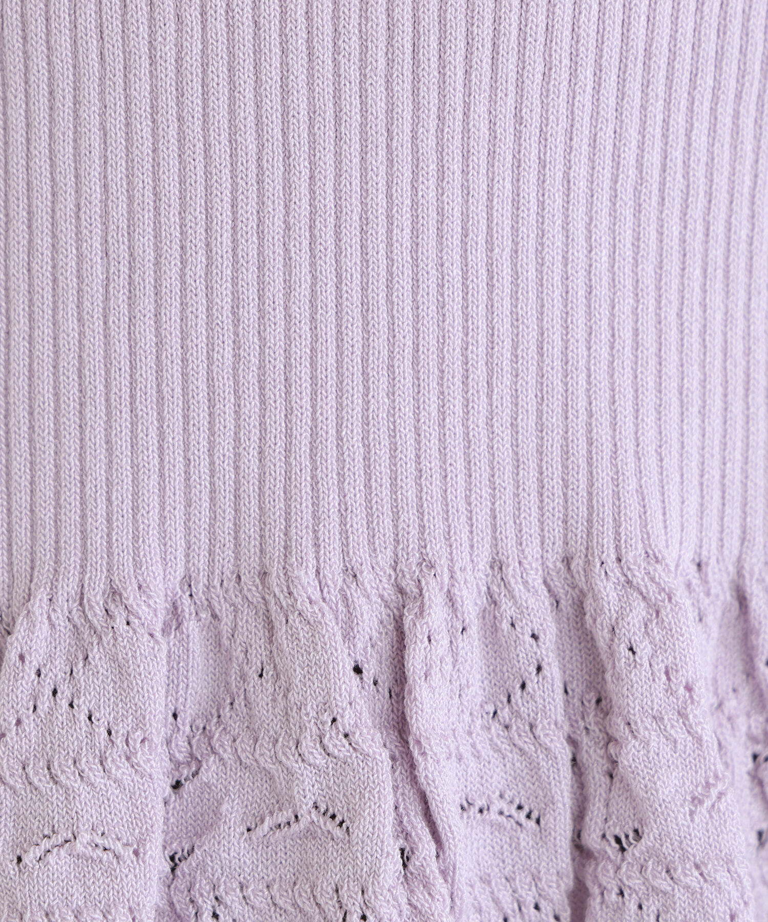  「柄編みフレアスリーブニット」|ニット・セーター|