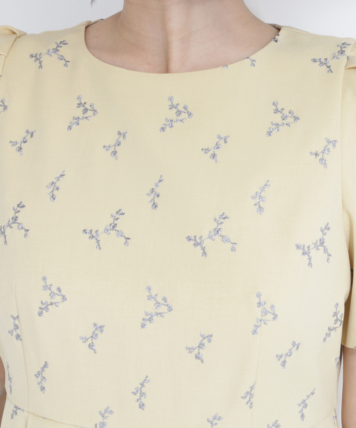  「ラメ刺繍ペプラムブラウス」|シャツ・ブラウス|