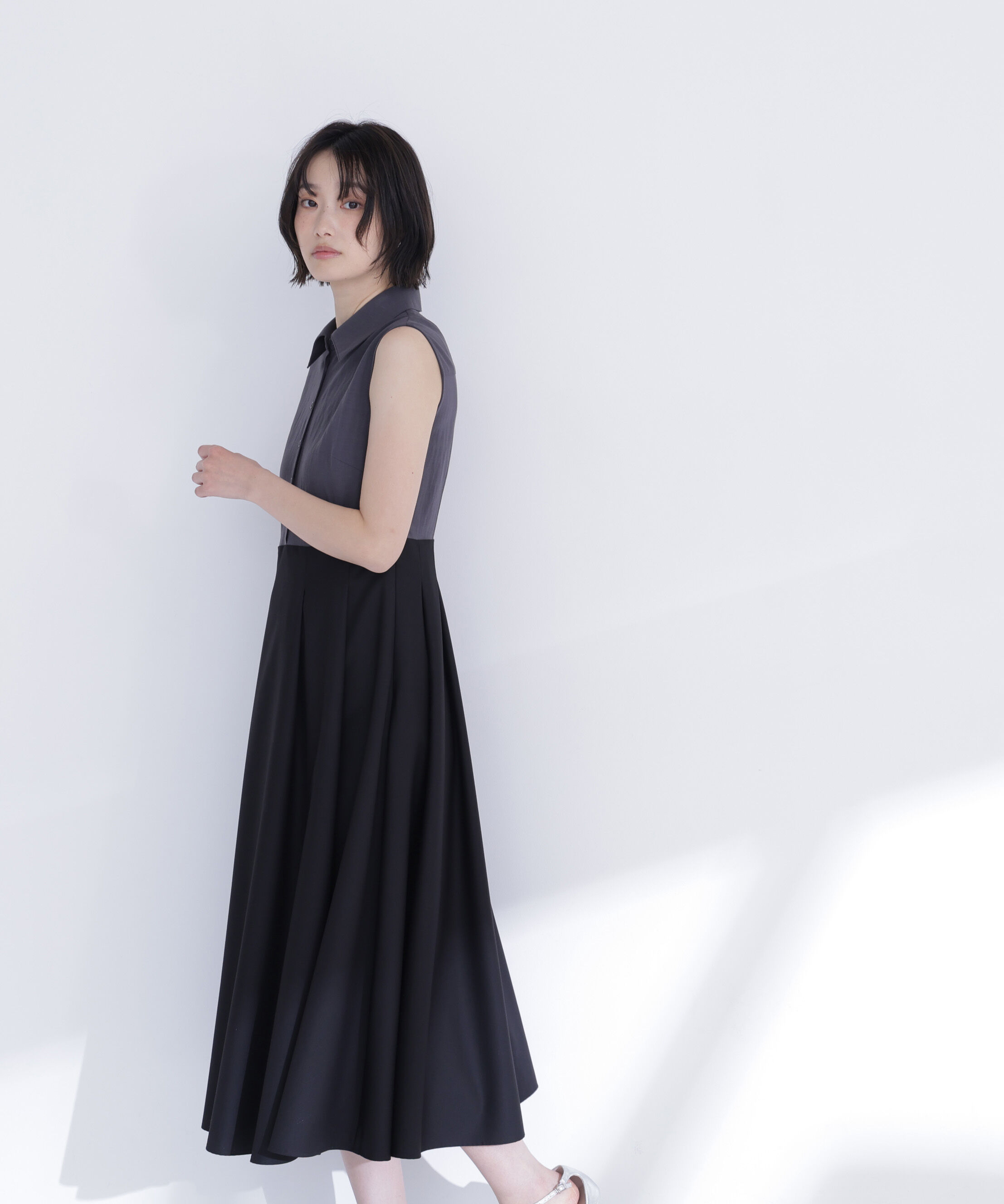  「ポロカラードッキングワンピース」|ワンピース|