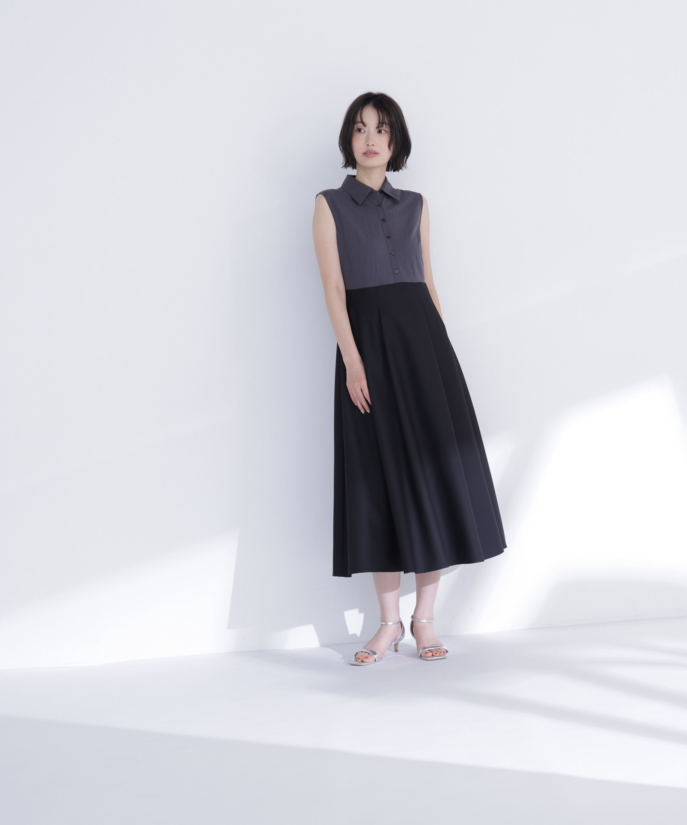  「ポロカラードッキングワンピース」|ワンピース|