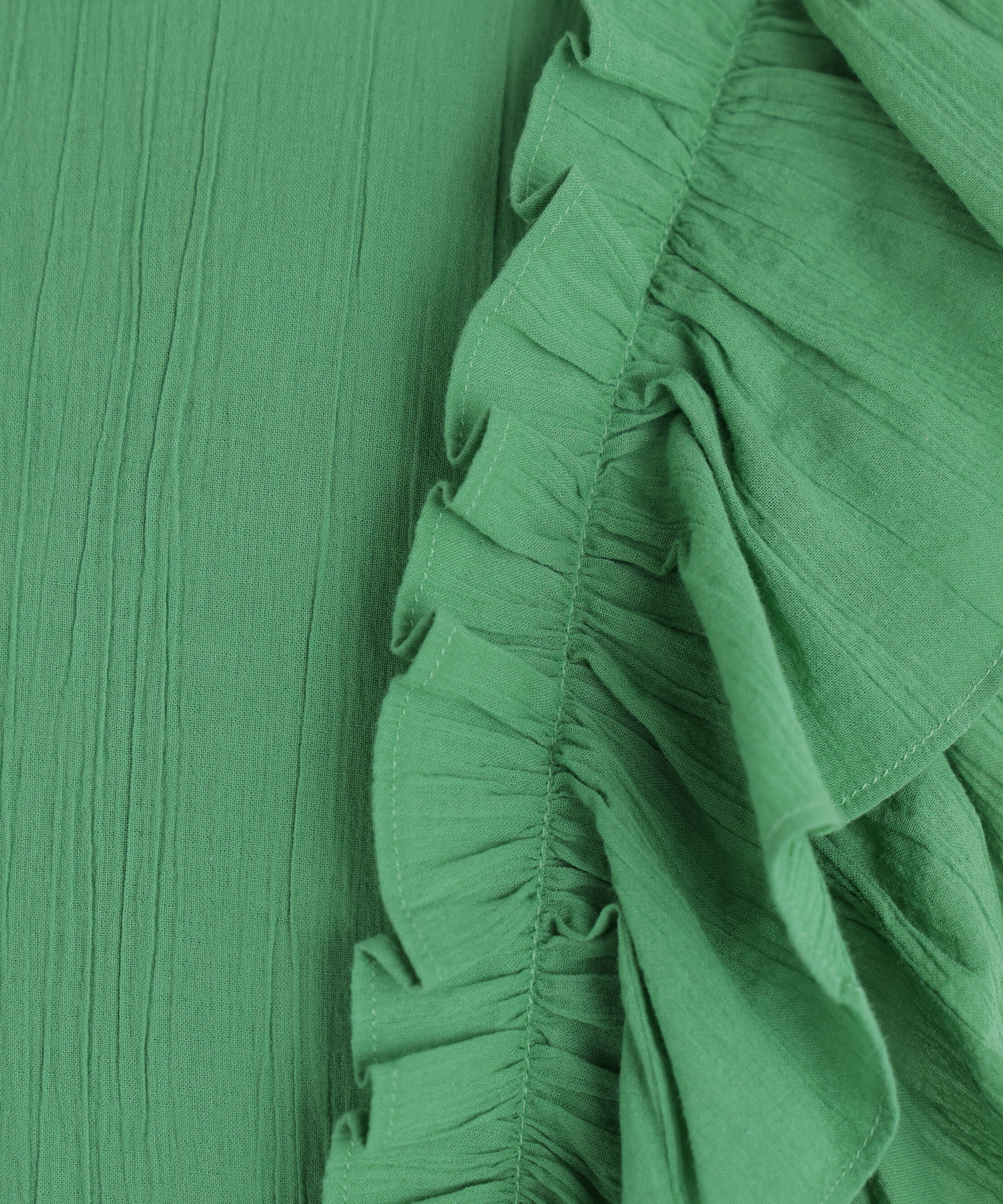  「デザインフリル楊柳ワンピース」|ワンピース|