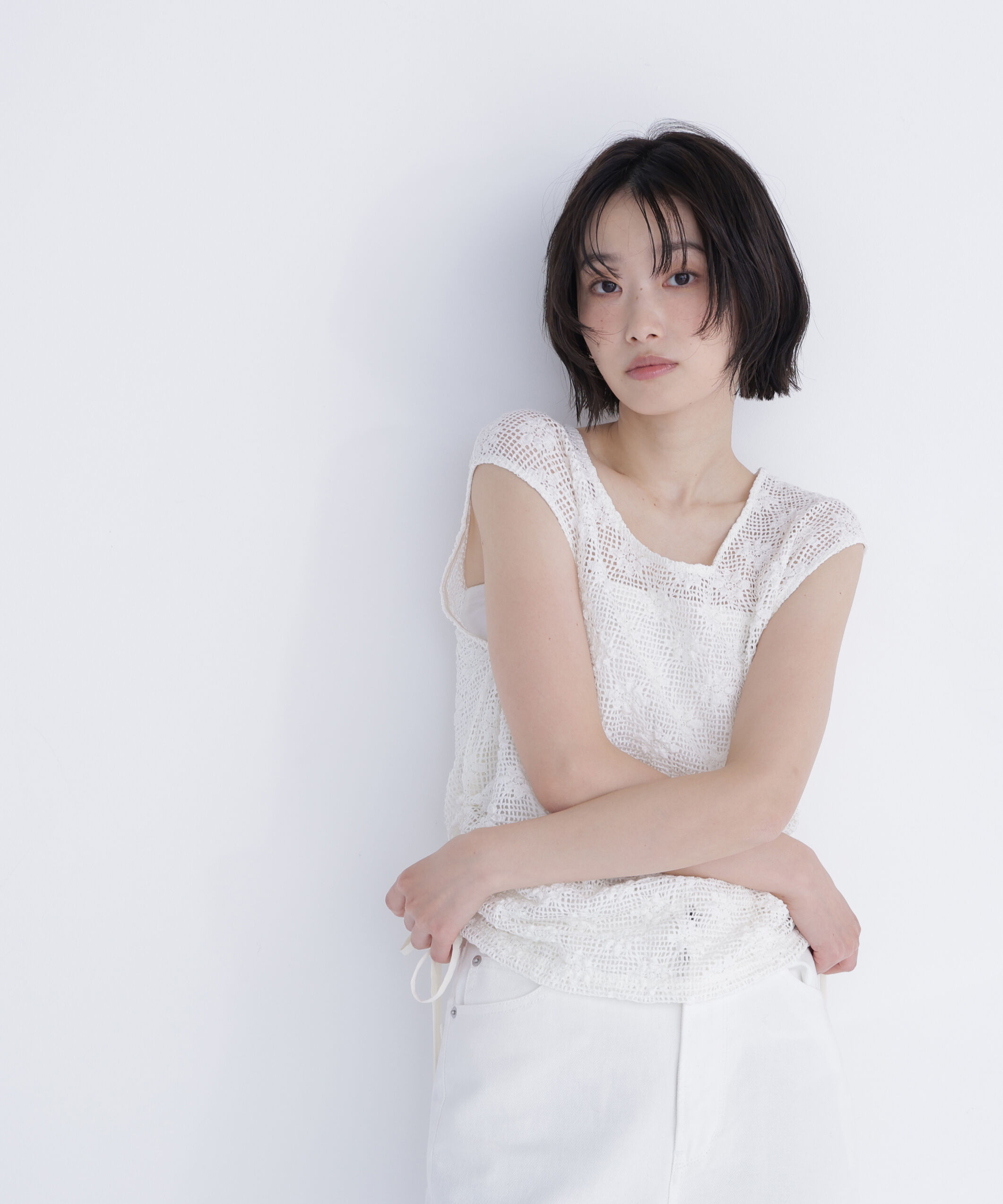  「ドロストレースカットソー」|Tシャツ・カットソー|