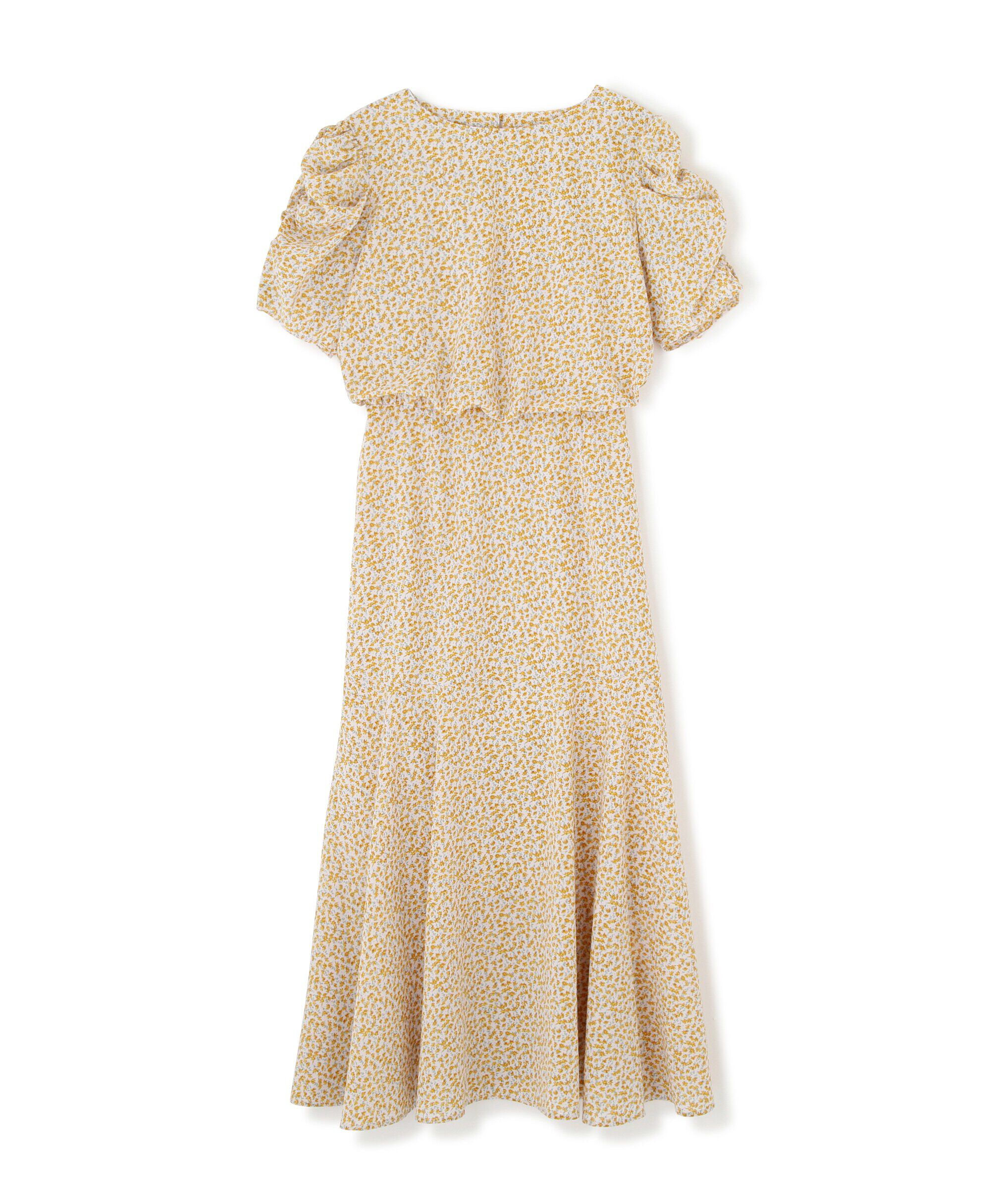  「ボリュームスリーブマーメイドワンピ―ス」|ワンピース|