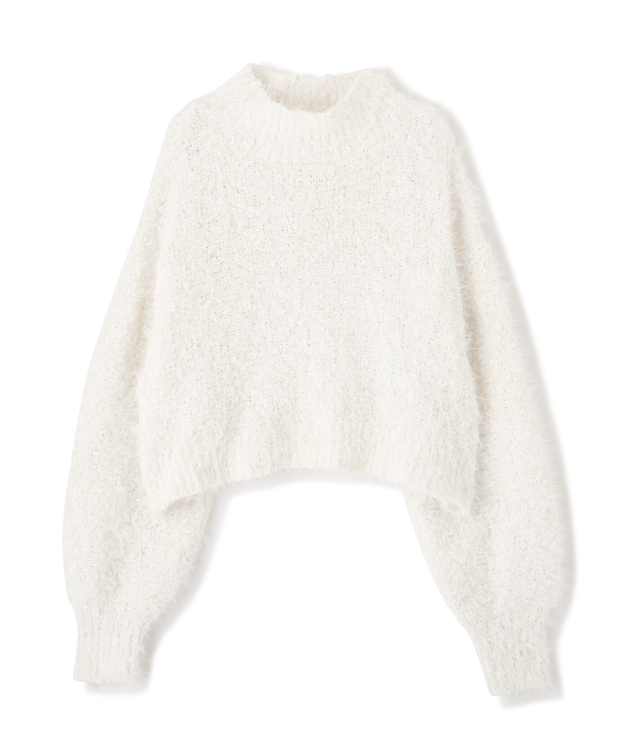  「フェザーモールポップコーンミックスニット」|ニット・セーター|