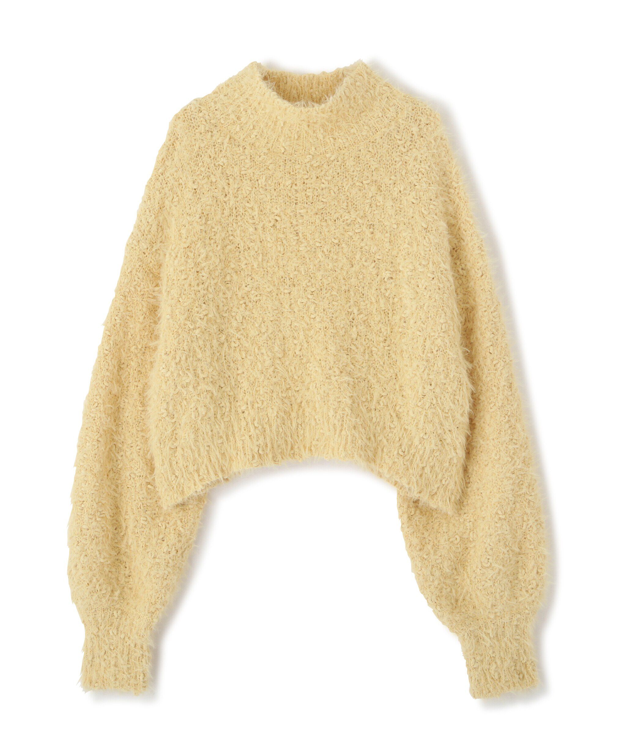  「フェザーモールポップコーンミックスニット」|ニット・セーター|