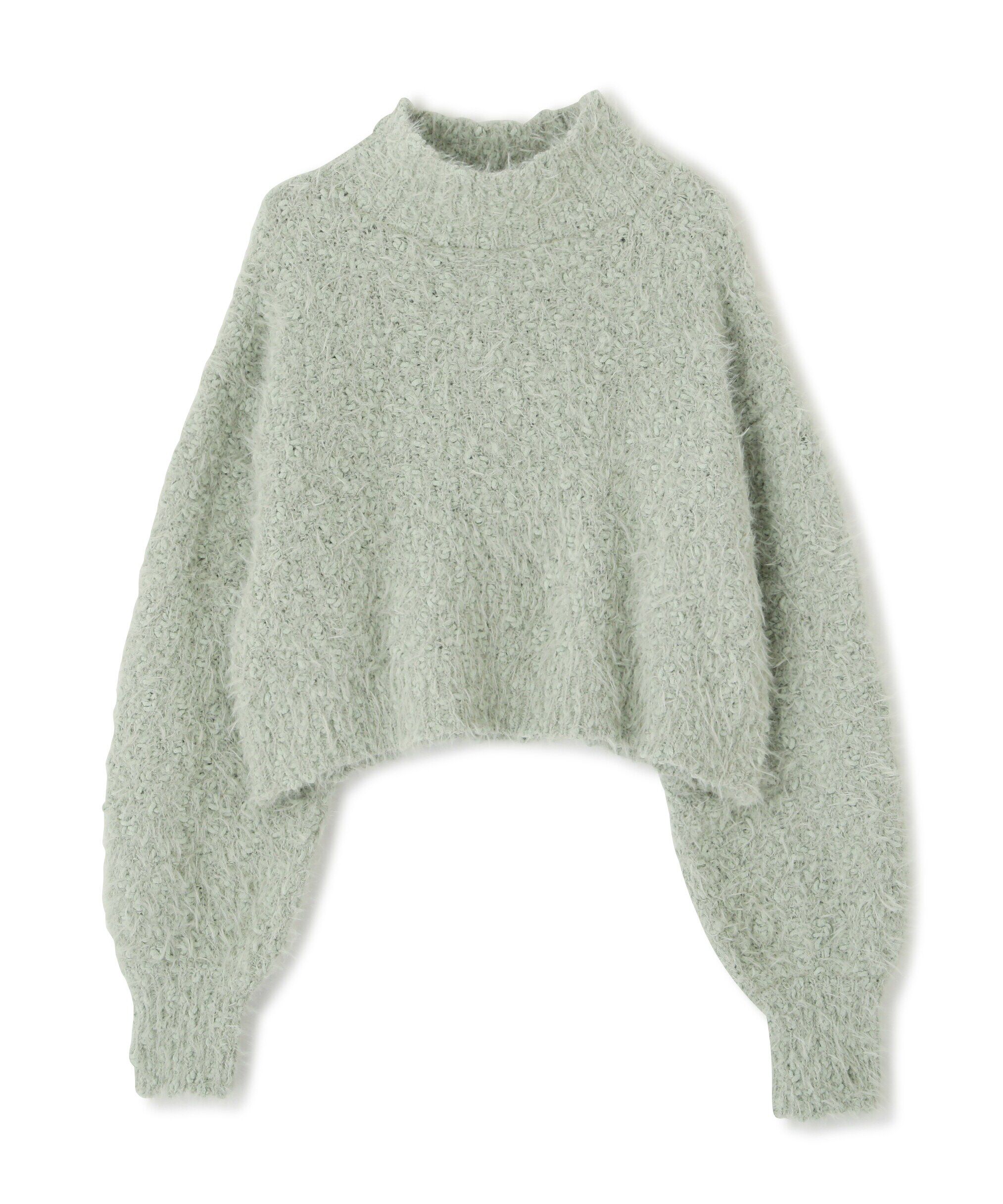  「フェザーモールポップコーンミックスニット」|ニット・セーター|