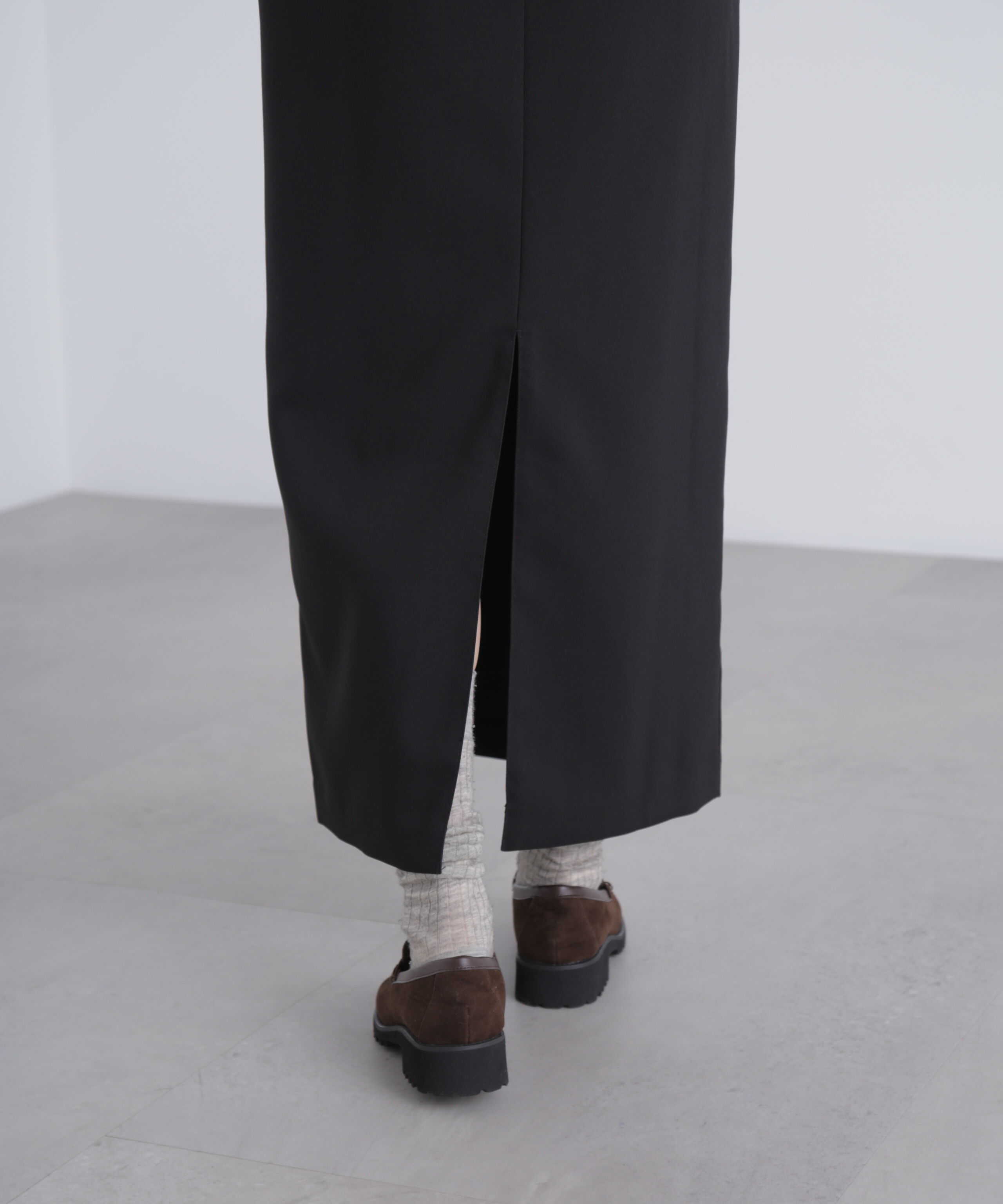  「スクープネックマキシジャンパースカート」|ワンピース|