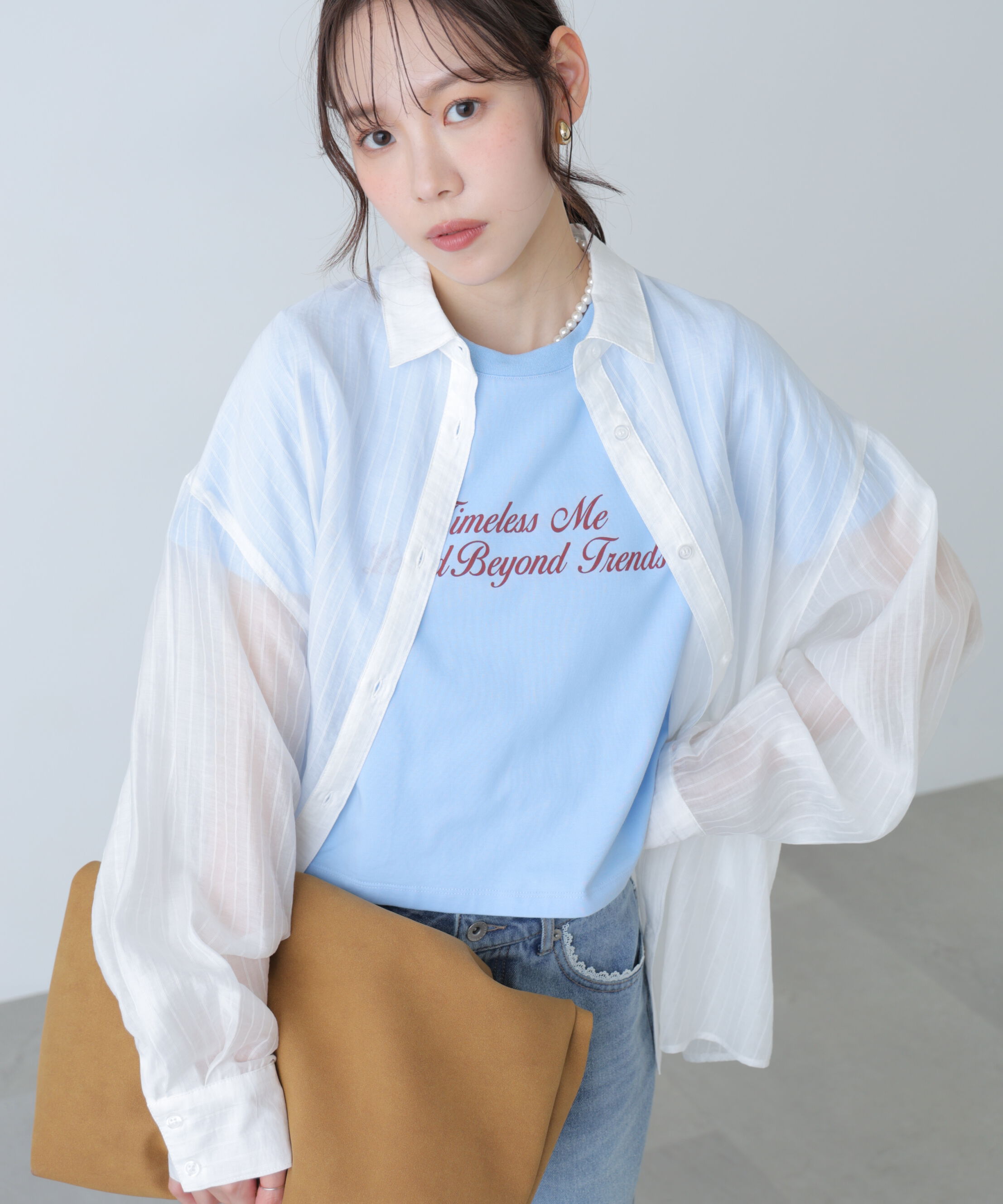  「シアーダブルストライプシャツ」|シャツ・ブラウス|