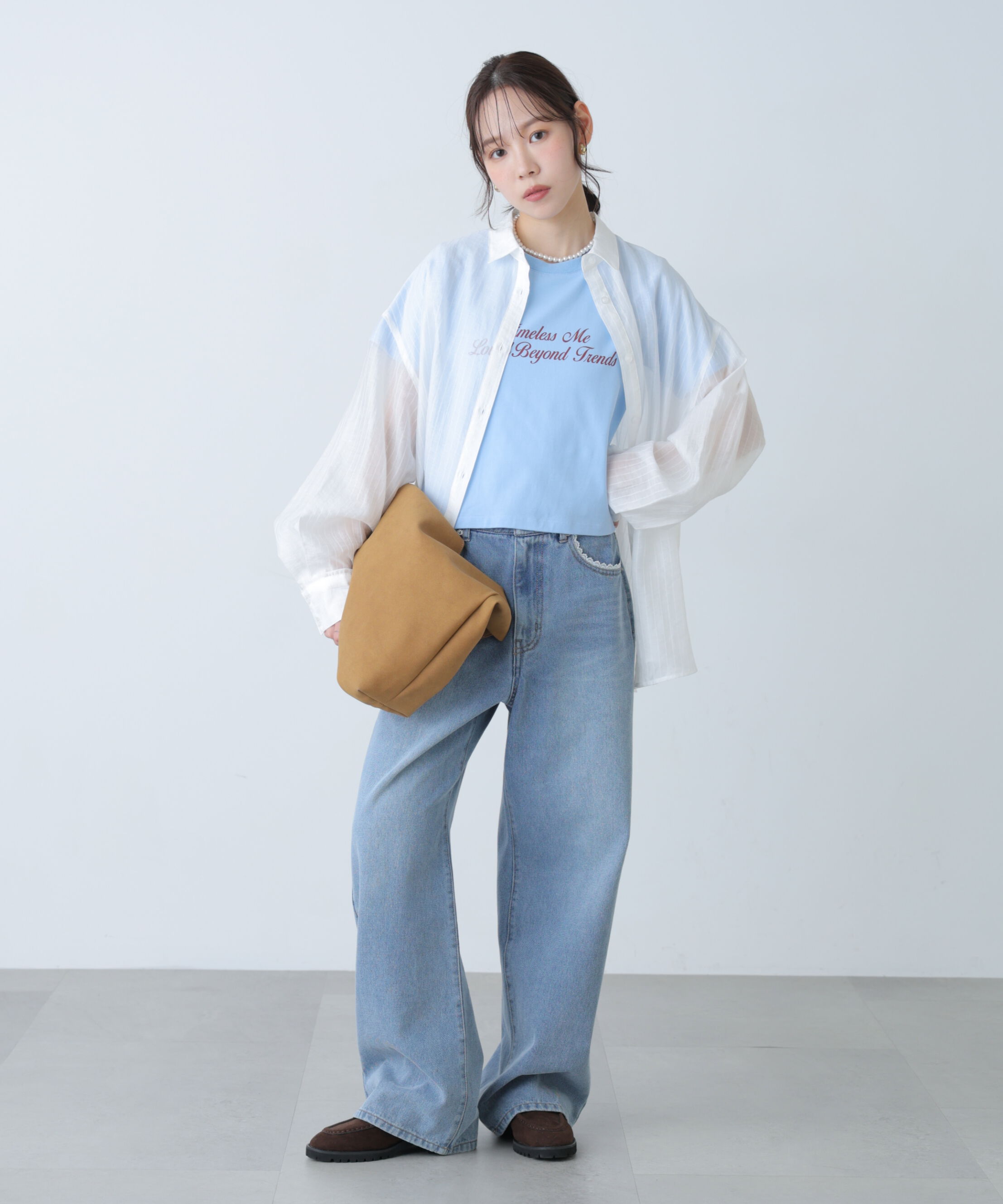  「シアーダブルストライプシャツ」|シャツ・ブラウス|