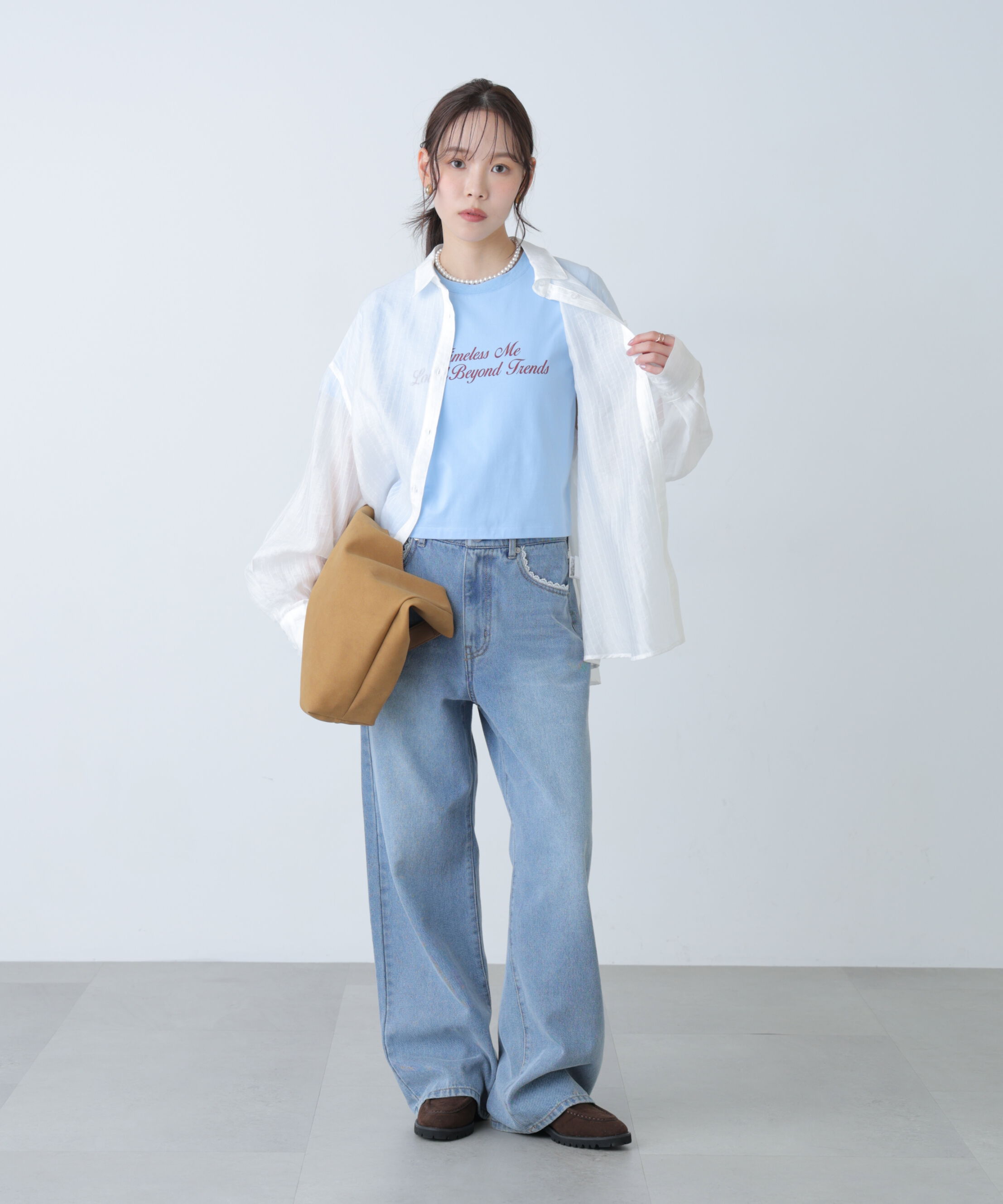  「シアーダブルストライプシャツ」|シャツ・ブラウス|